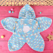 Crochet Baby FLOWER BUNTING Pattern, 0-3 Months Baby Bag Bunting, Baby Shower Gift, Crochet Pattern, Instant Download, Easy Crochet Pattern
