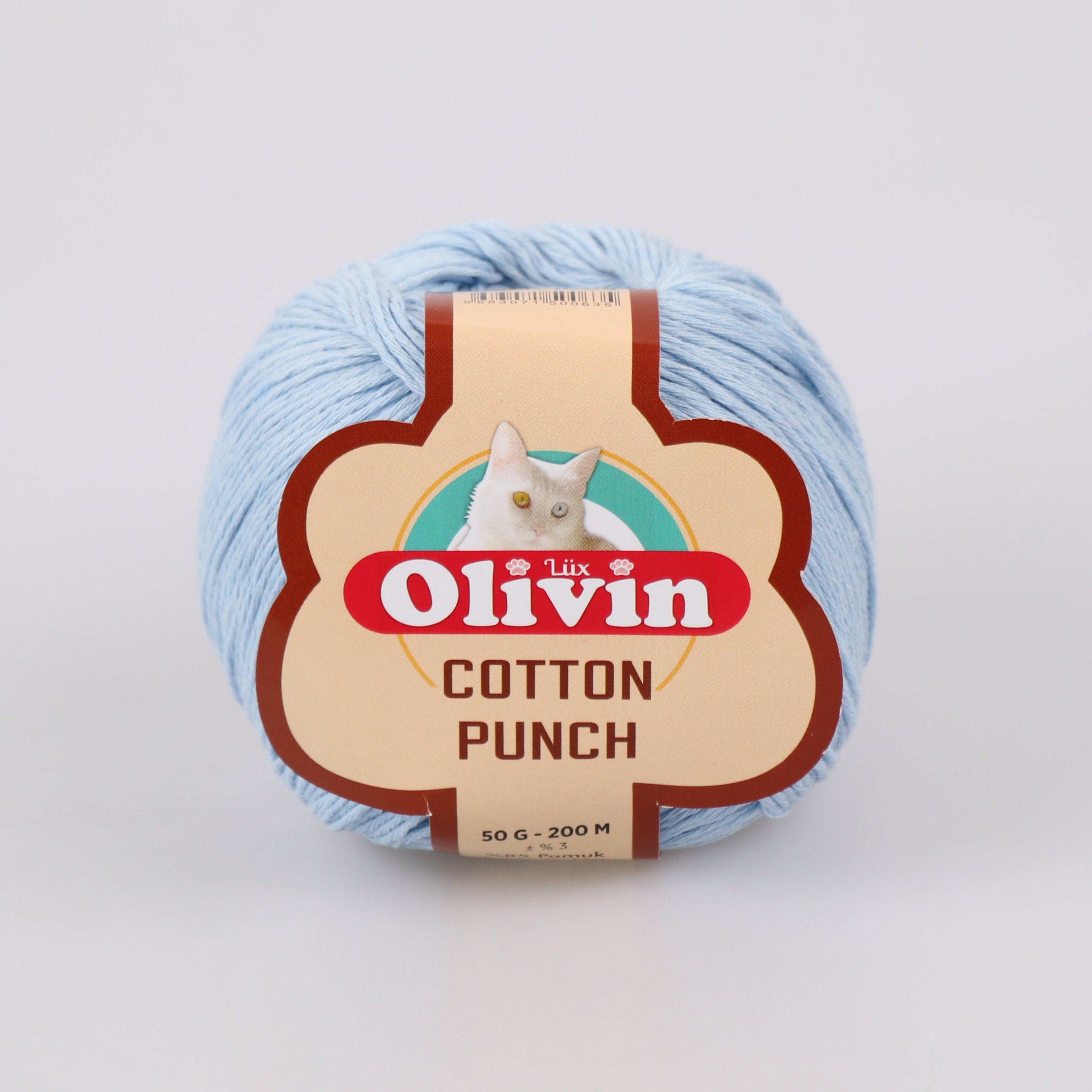 Punch Needle Yarn, Cotton Blend Yarn, Olivin Cotton Punch, Punch Needle Thread, Crochet Yarn, Knitting Yarn, Cotton Yarn, Punch Needeling