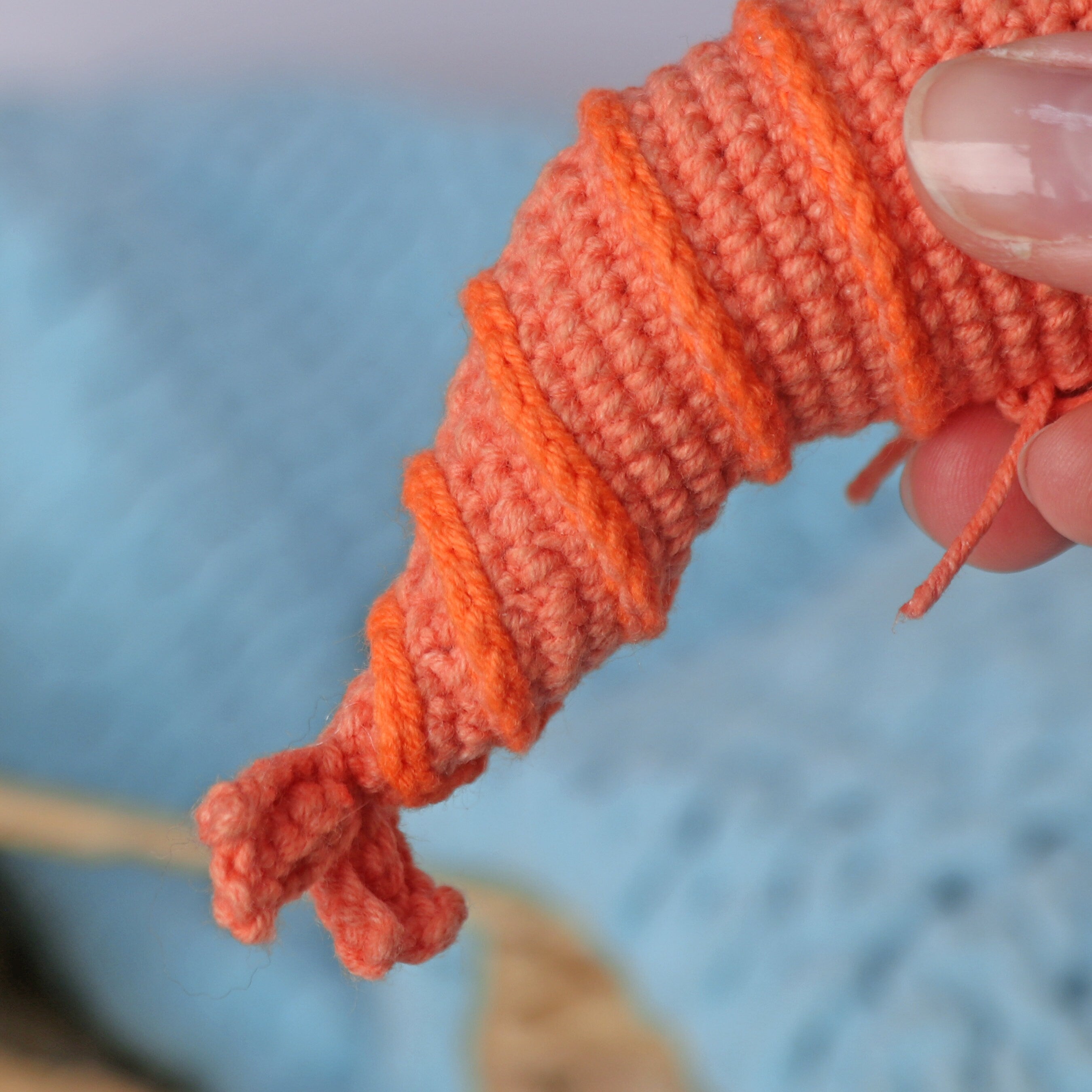 Shrimp CROCHET PATTERN, Low Sew Prawn Amigurumi PDF, Sea Creature Crochet Pattern, Easy Prawn English Crochet Pattern, Instant Download