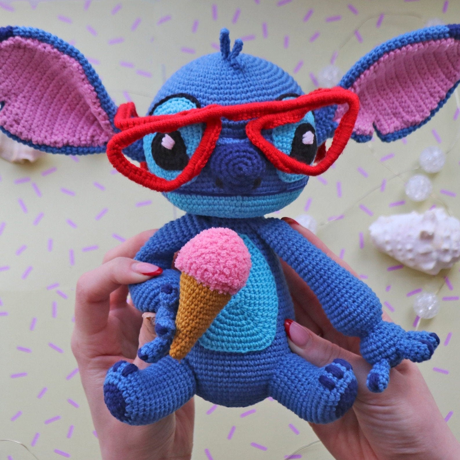 PDF Amigurumi Stitch Pattern, Crochet Alien Pattern, Amigurumi Stitch Crochet Pattern, English Crochet Pattern, US Terms, Instant Download