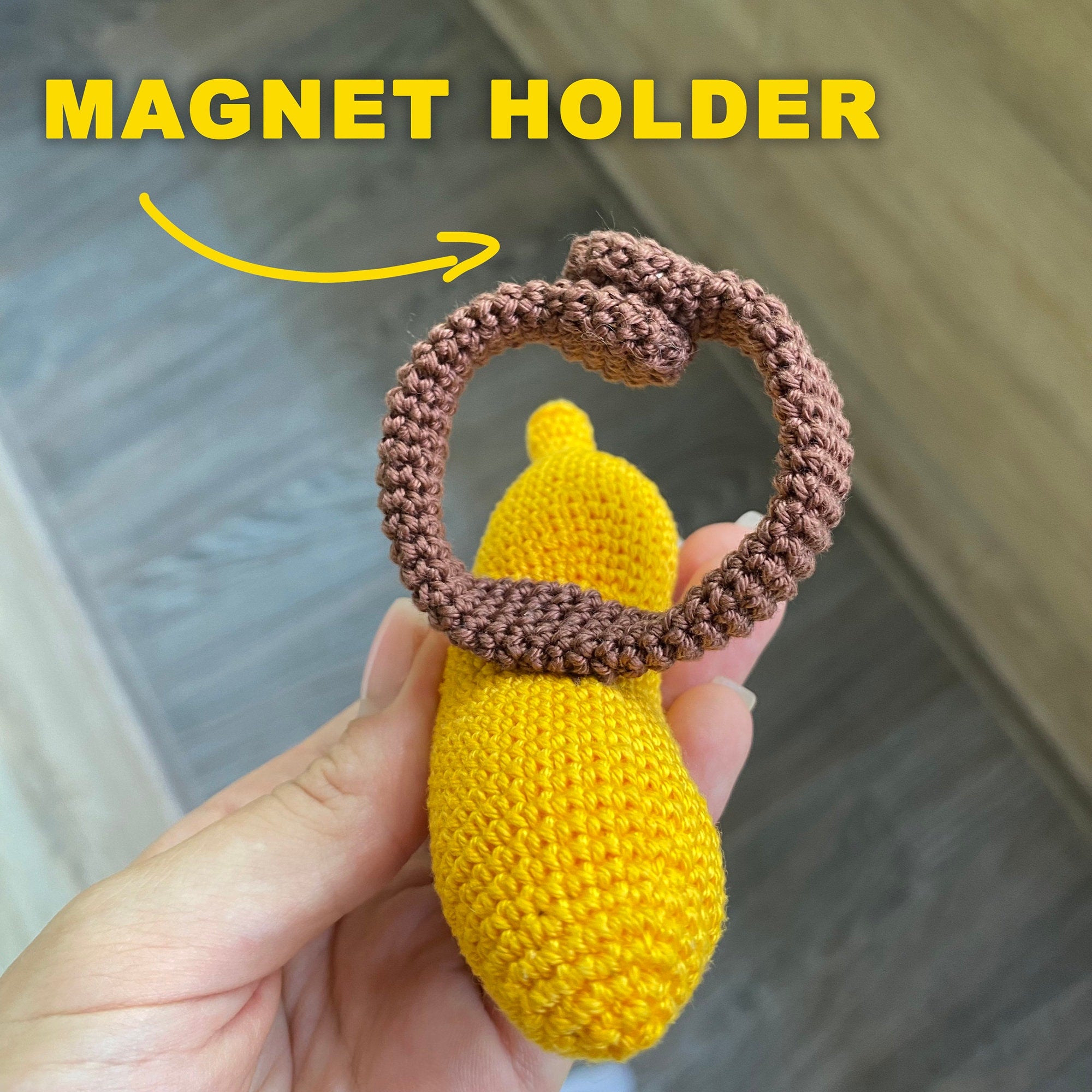 Crochet MONKEY and BANANA Curtain Tie, PDF Amigurumi Pattern, Crochet Nursery Decor, Housewarming Gift, Easy Crochet Pattern, Home Decor