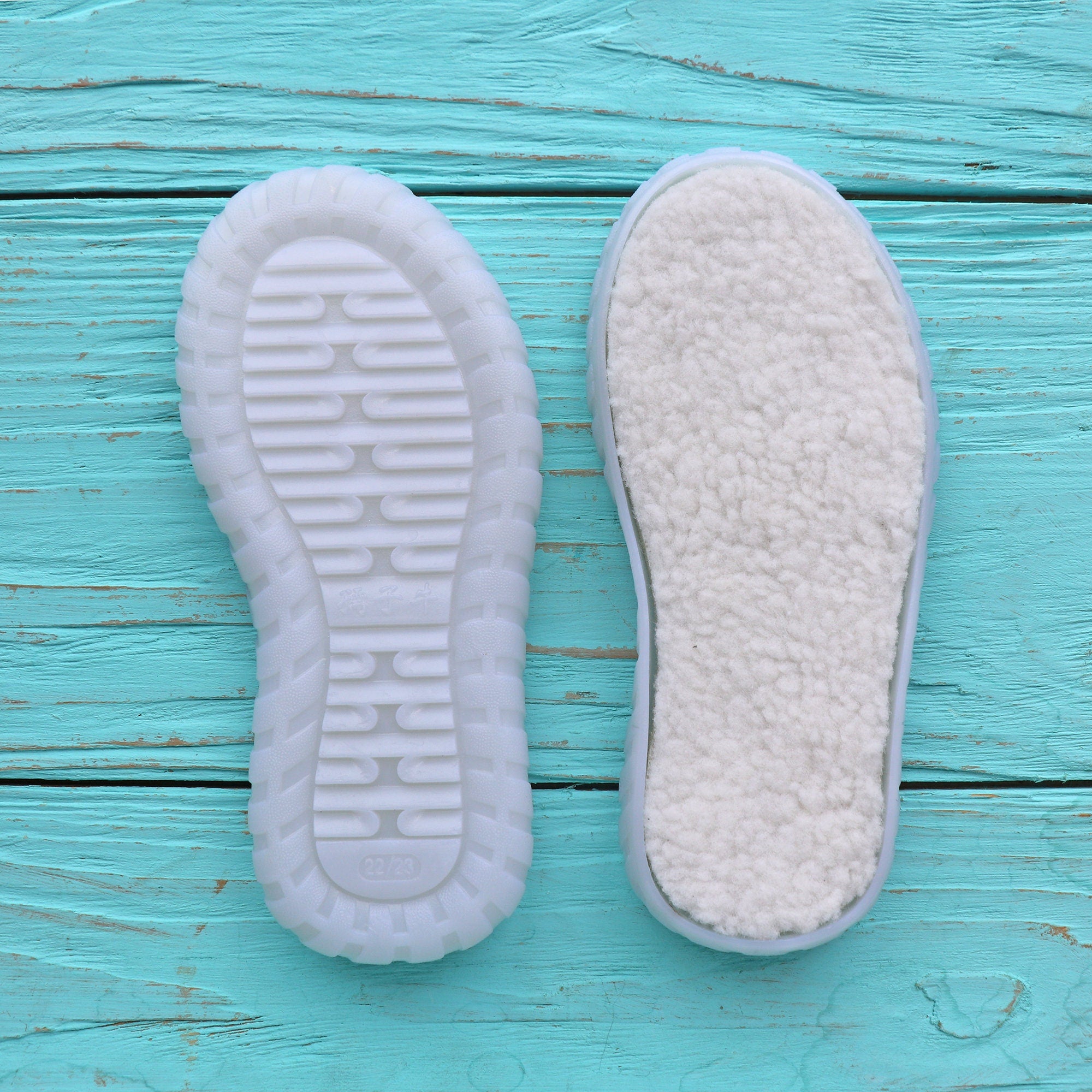 Baby RUBBER SOLES sizes 22-33, Crocheting Soles, Baby Soles, Teenage Soles, Slippers Soles, Replacement Soles with Insoles, Soles with Holes