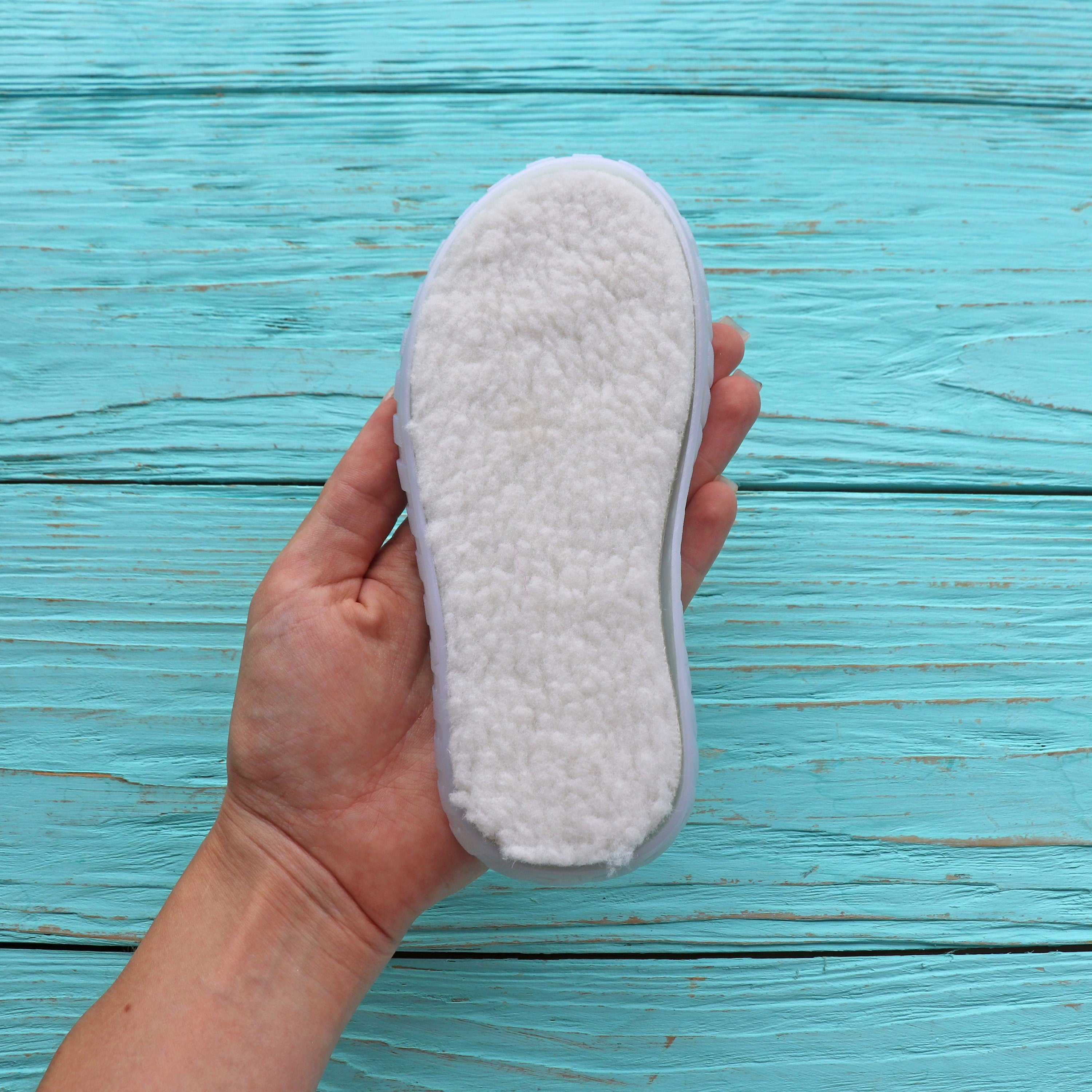 Baby RUBBER SOLES sizes 22-33, Crocheting Soles, Baby Soles, Teenage Soles, Slippers Soles, Replacement Soles with Insoles, Soles with Holes