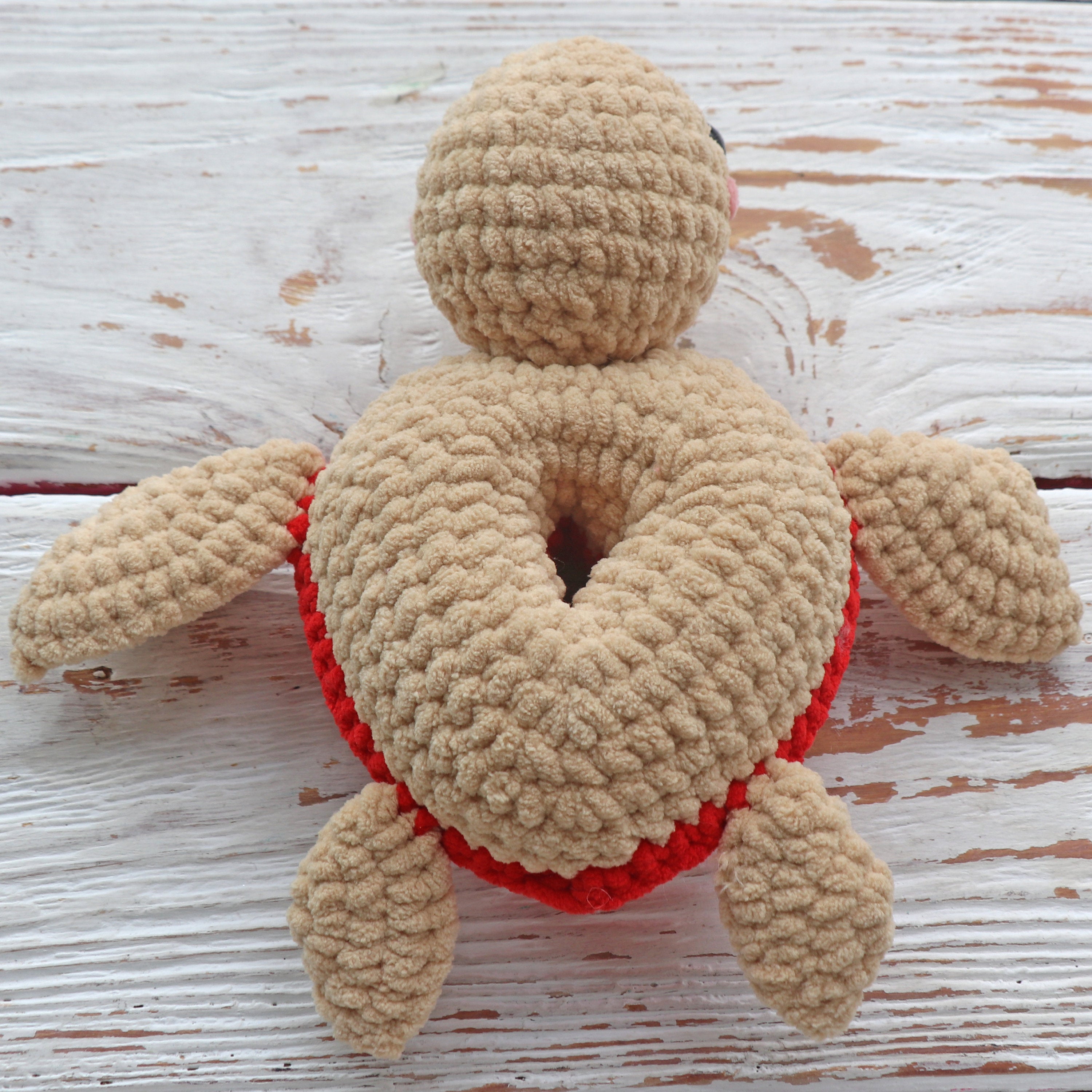 NO SEW Donut Turtle Crochet Pattern, Crochet Heart Turtle Amigurumi Pattern, Cute Sea Creature Stuffed Animal, Instant Digital Download PDF