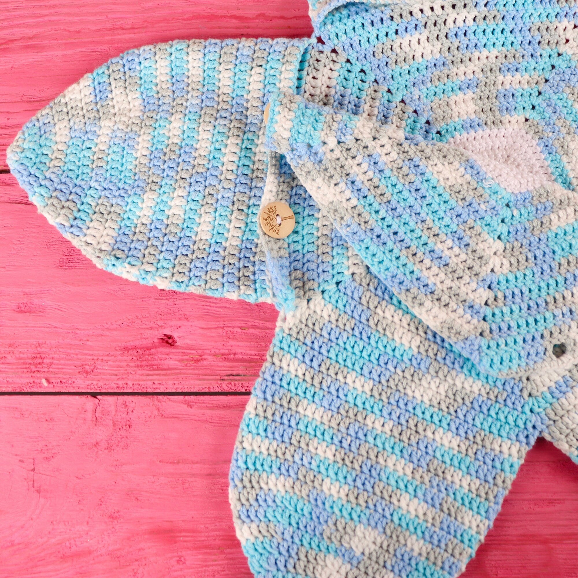 Crochet Baby FLOWER BUNTING Pattern, 0-3 Months Baby Bag Bunting, Baby Shower Gift, Crochet Pattern, Instant Download, Easy Crochet Pattern