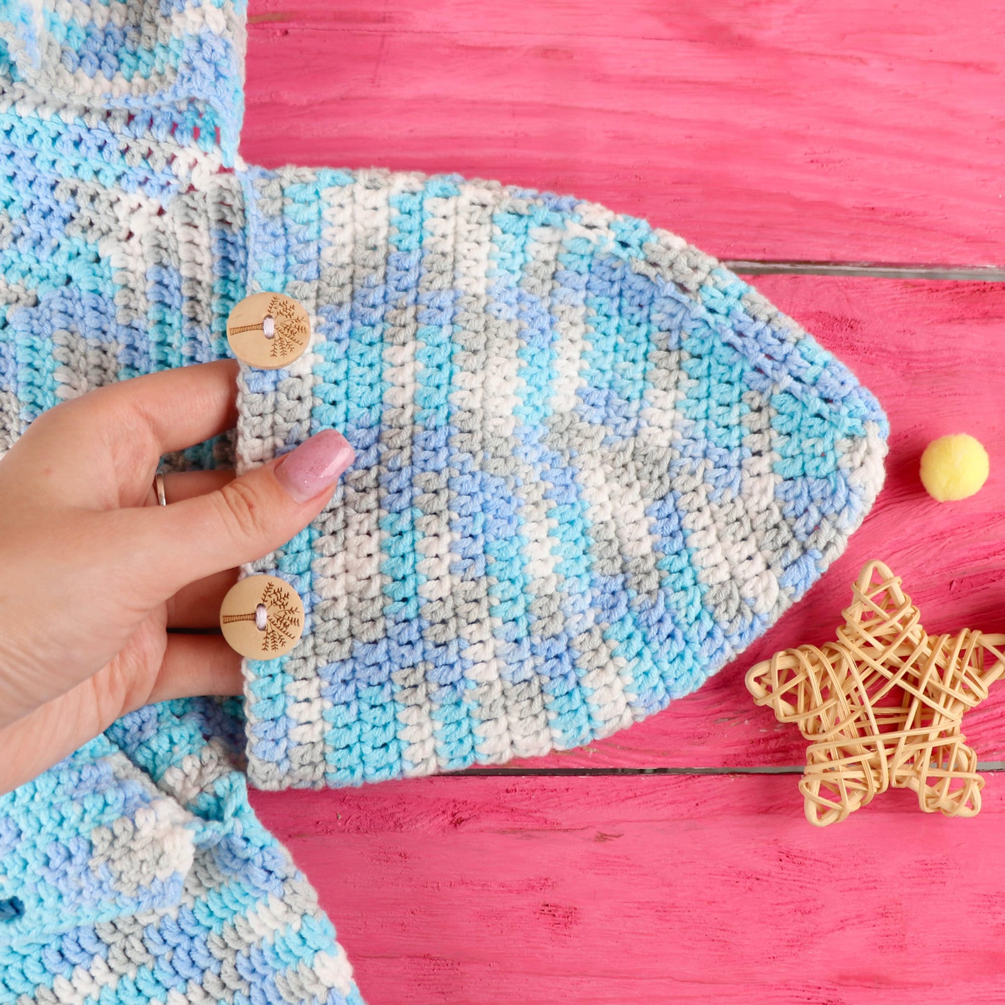 Crochet Baby FLOWER BUNTING Pattern, 0-3 Months Baby Bag Bunting, Baby Shower Gift, Crochet Pattern, Instant Download, Easy Crochet Pattern