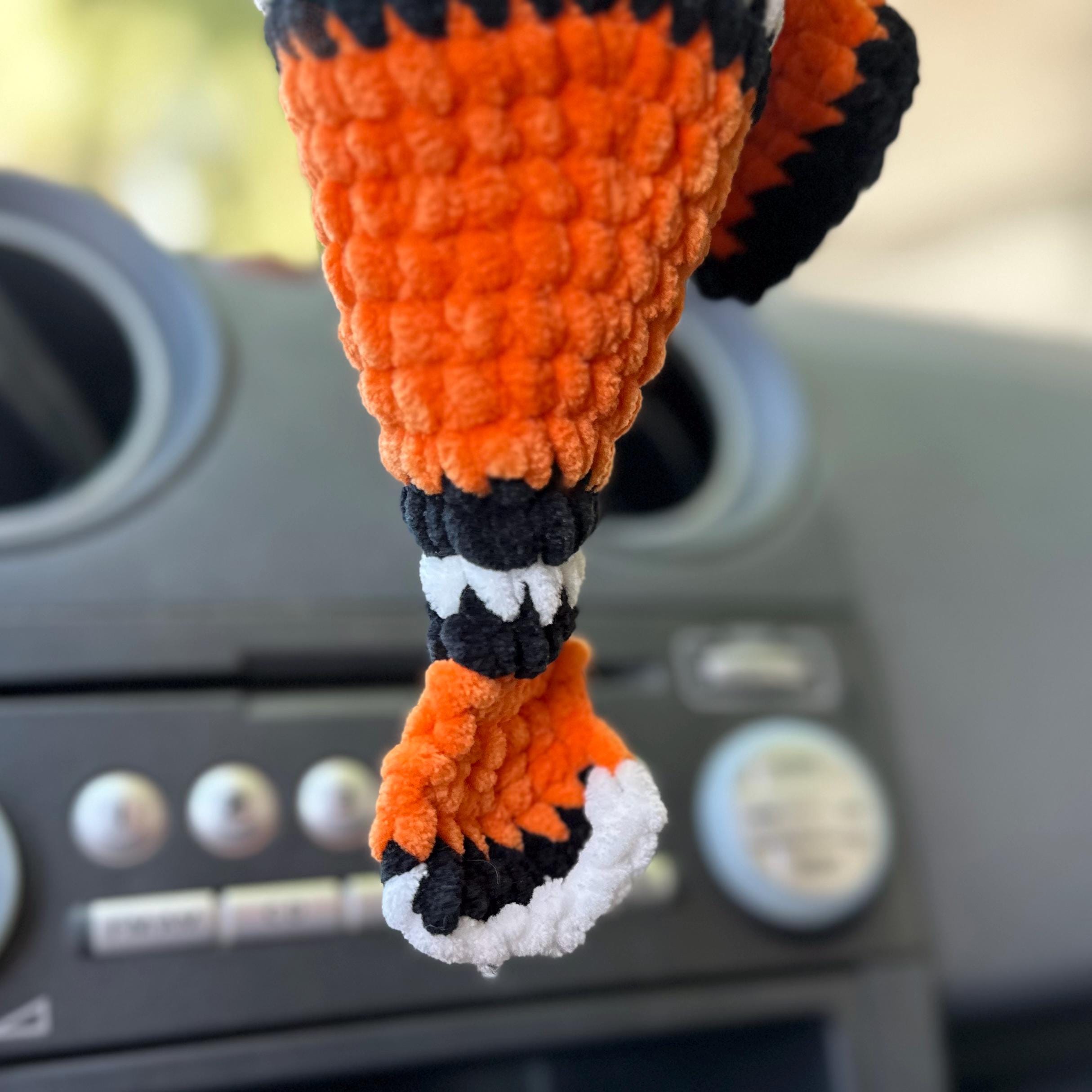 Crochet CAR HANGER Pattern, Hanging Planter PDF, Crochet Basket Amigurumi Fish, Car Decor, Crochet Car Accessories