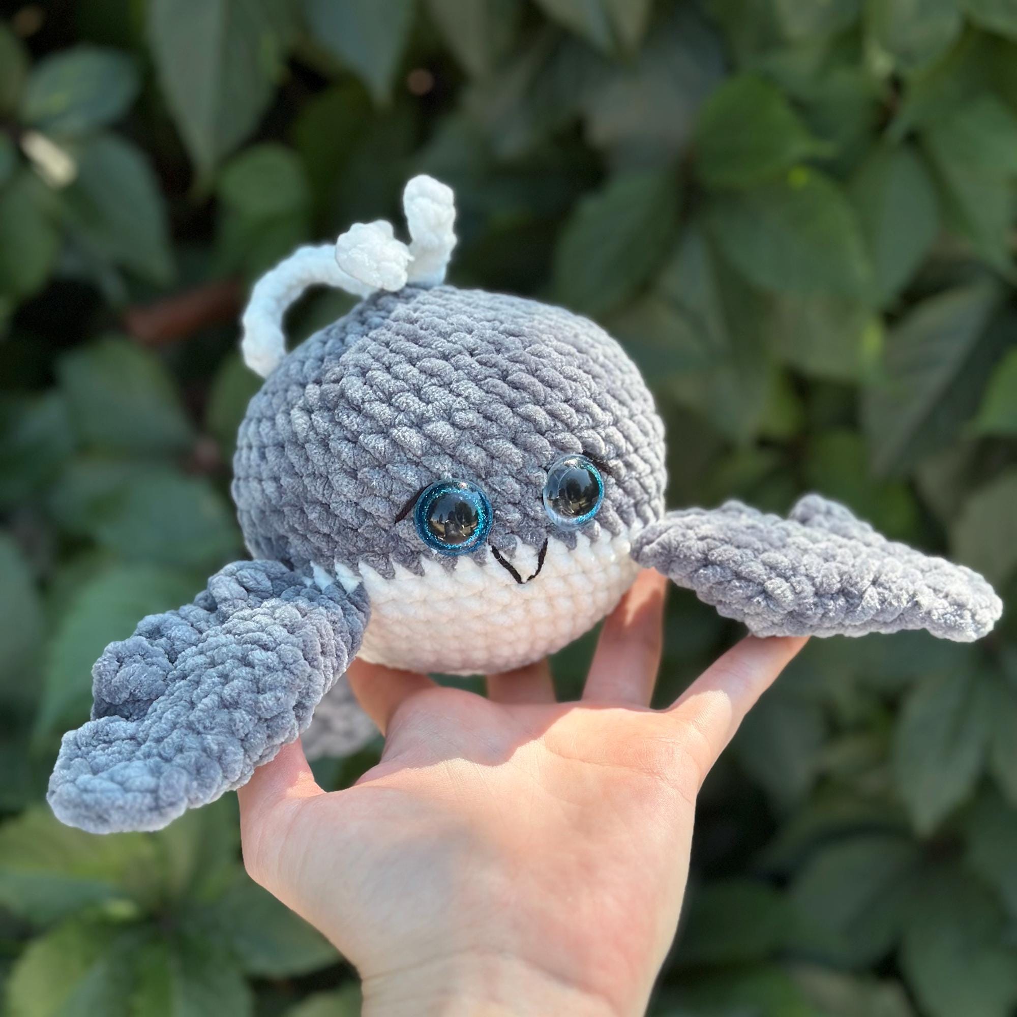 Crochet Fish NO SEW Pattern, PDF Beginner Octopus Crochet Pattern, Easy Jellyfish Crochet Amigurumi Pattern, Crochet Whale Pattern