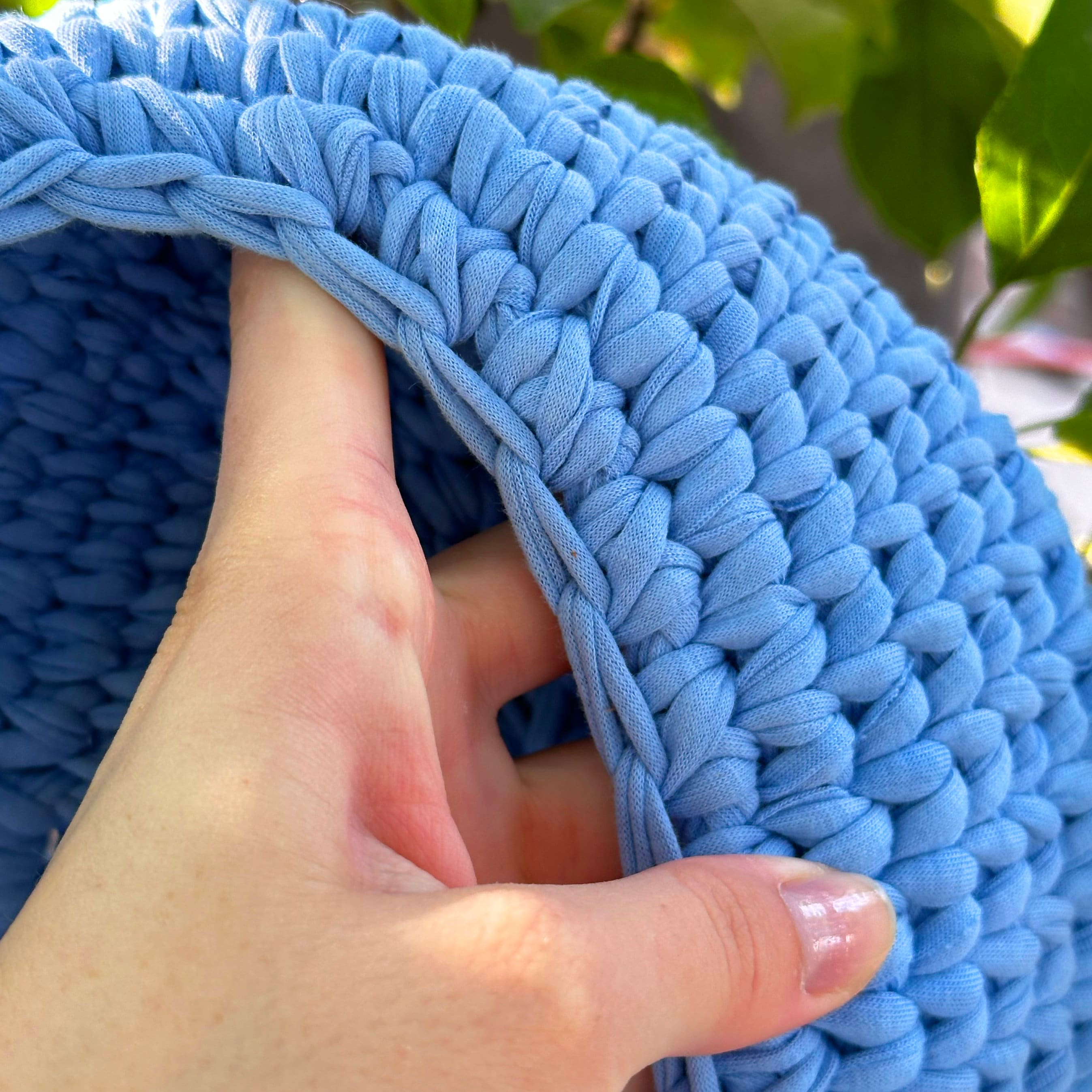 Crochet HANGING STORAGE Pattern, PDF Wall Hanging Storage Basket, Baby Shower Gift, Nursery Organizer, Toys Storage, Crochet Home Decor