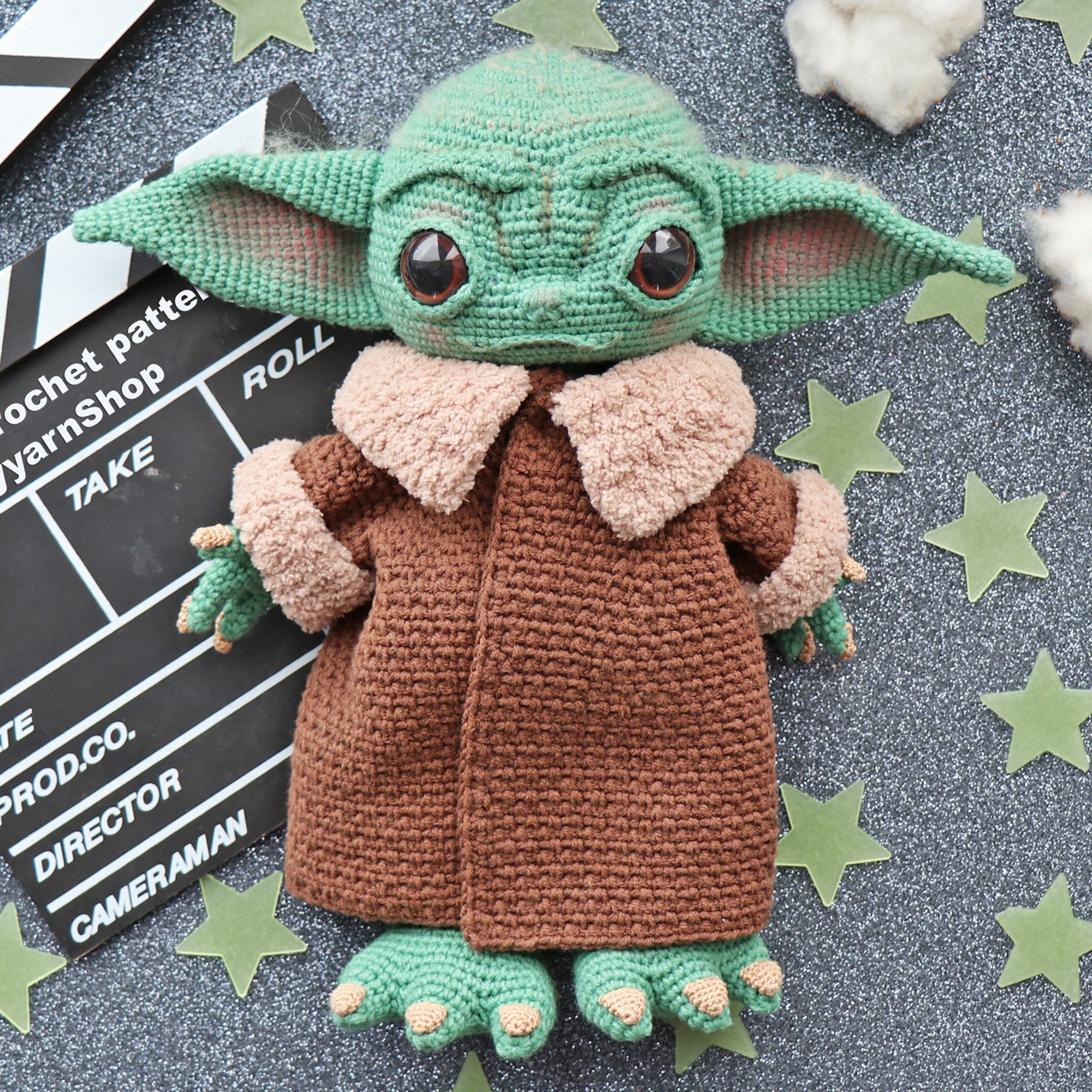 Baby Alien CROCHET PATTERN, Crochet Amigurumi Toy Pattern, Alien Child PDF Easy Pattern, The Child Crochet Patern, Instant Download