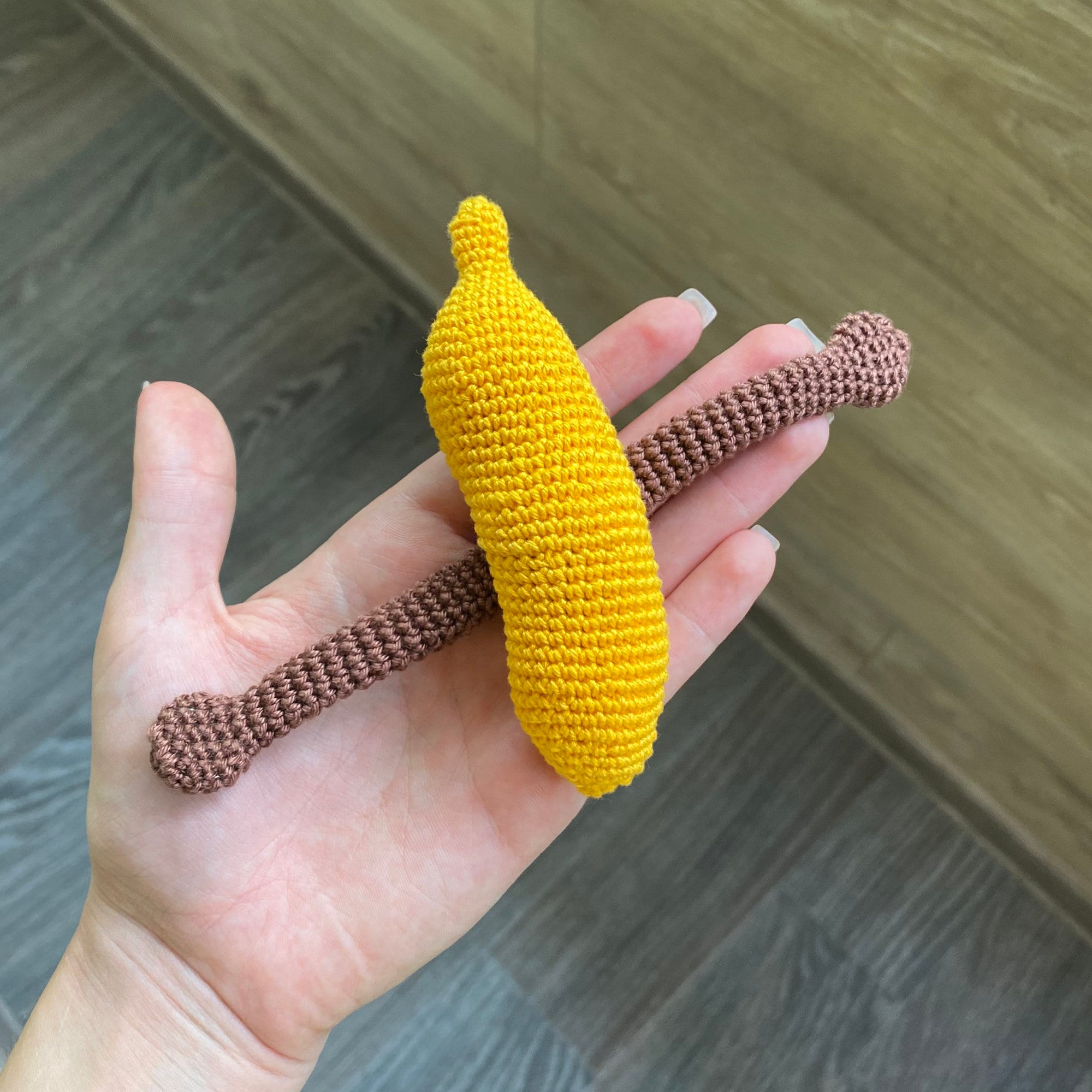 Crochet MONKEY and BANANA Curtain Tie, PDF Amigurumi Pattern, Crochet Nursery Decor, Housewarming Gift, Easy Crochet Pattern, Home Decor