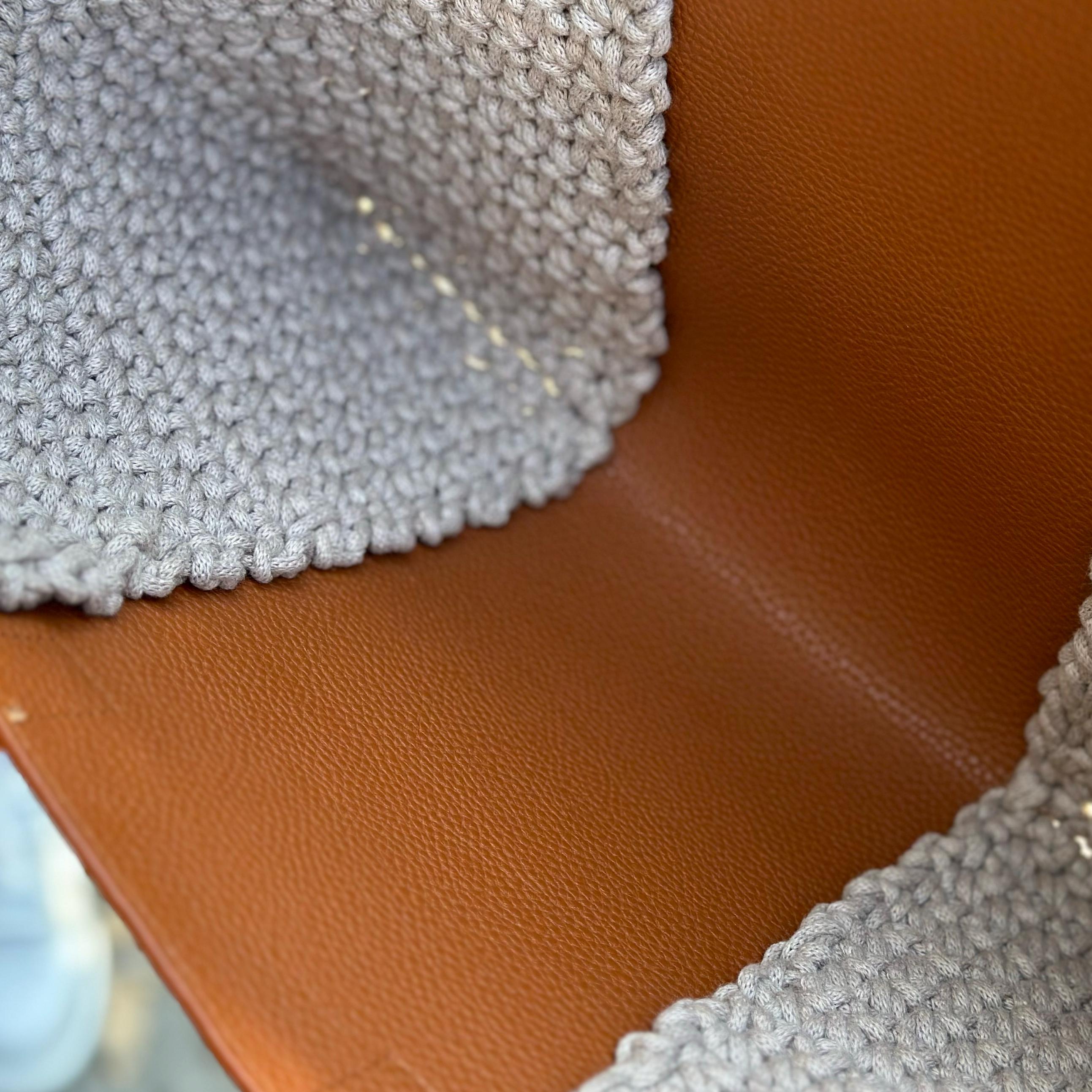 Eco-Leather Insert with Handles for Bags, Crochet Bag Supplies, Bag Handles and Insert, Bag Making Supplies, Bag Pieces, Handmade Bag