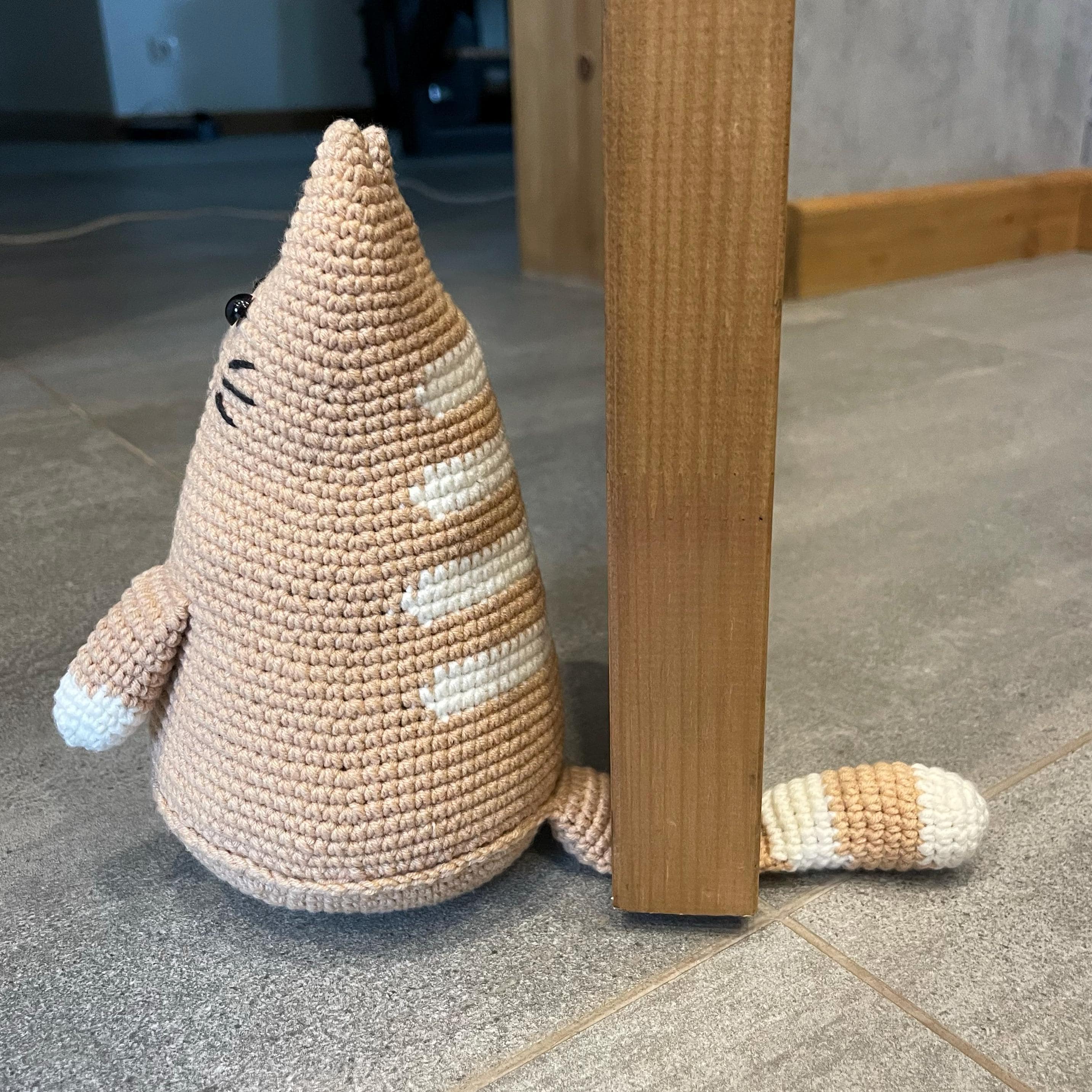 Crochet DOOR STOP, Kitty Door Stop, Crochet Cat, Door Stopper PDF Pattern, Easy Crochet Pattern