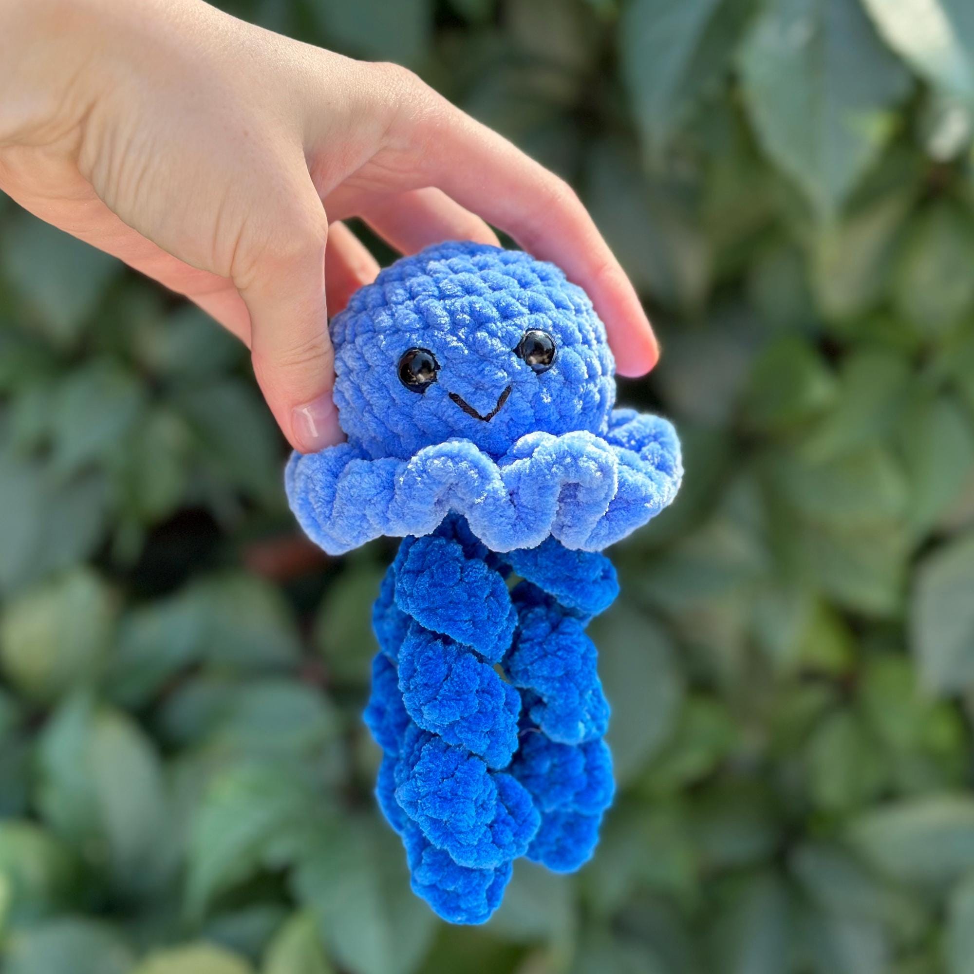 Crochet Fish NO SEW Pattern, PDF Beginner Octopus Crochet Pattern, Easy Jellyfish Crochet Amigurumi Pattern, Crochet Whale Pattern