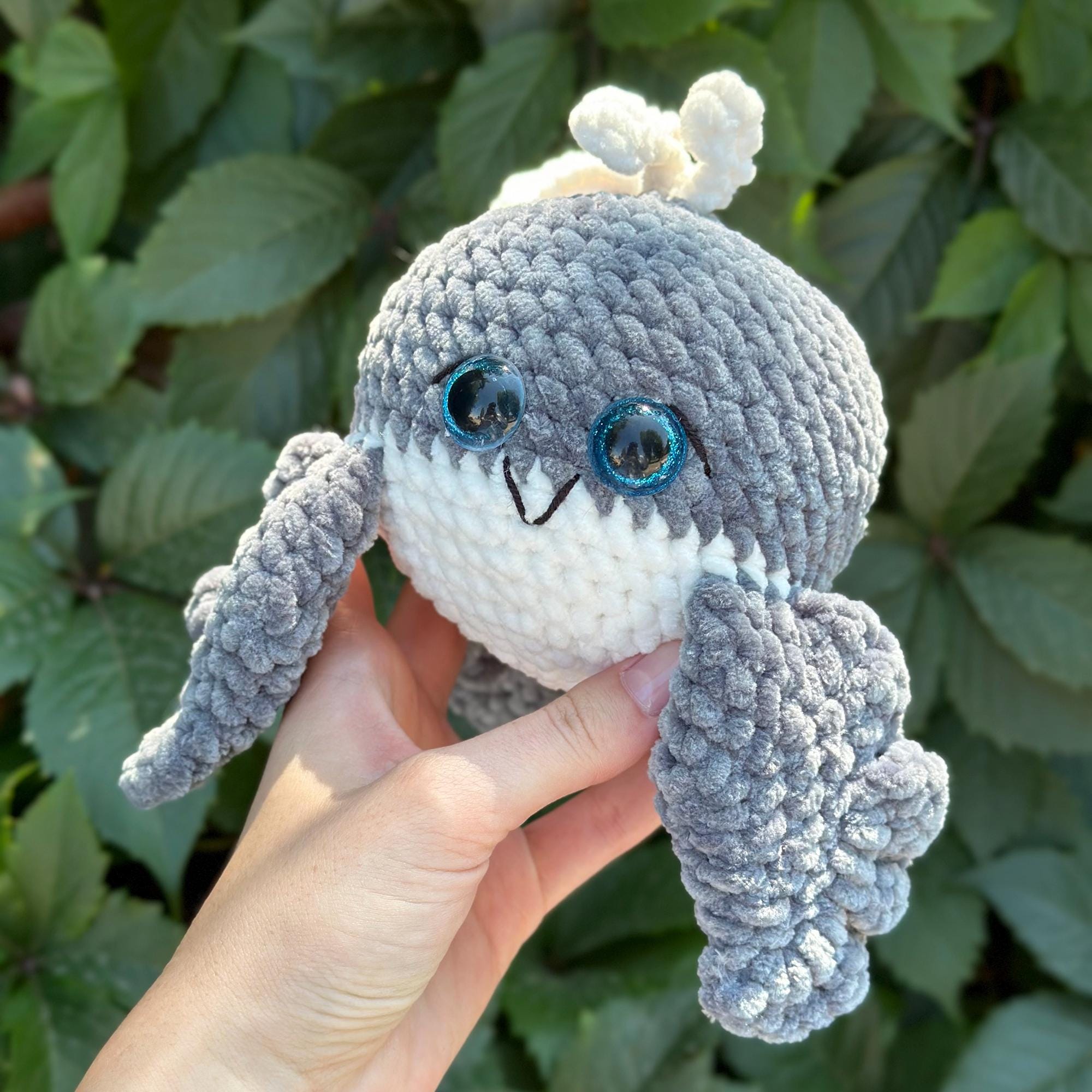 Crochet Fish NO SEW Pattern, PDF Beginner Octopus Crochet Pattern, Easy Jellyfish Crochet Amigurumi Pattern, Crochet Whale Pattern
