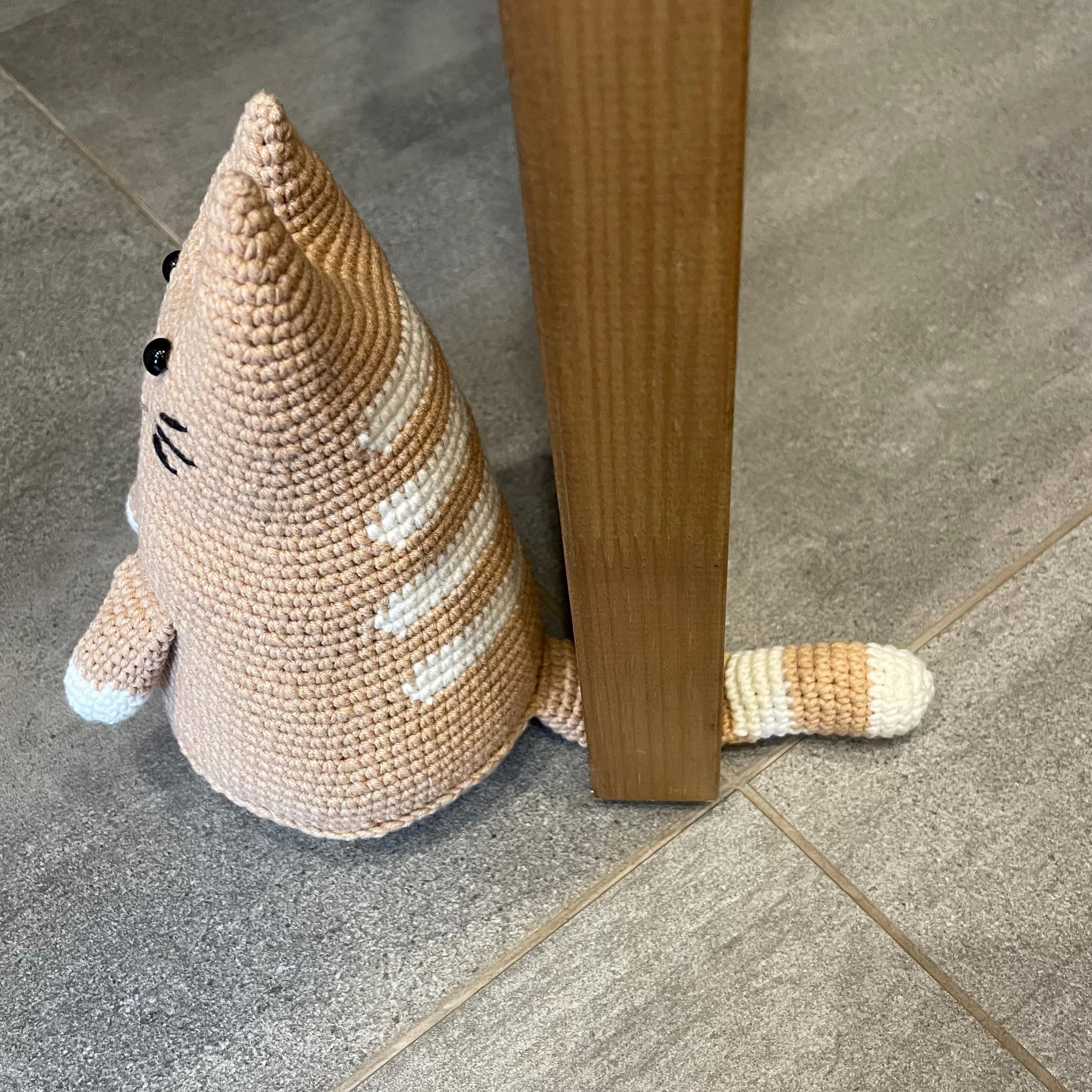 Crochet DOOR STOP, Kitty Door Stop, Crochet Cat, Door Stopper PDF Pattern, Easy Crochet Pattern