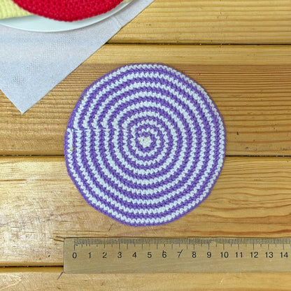 Crochet Burger Coasters, Burger Coaster Crochet Pattern, Seven Sizes Kitchen Coasters, Stacking Crochet Coastern Pattern, Instant Download