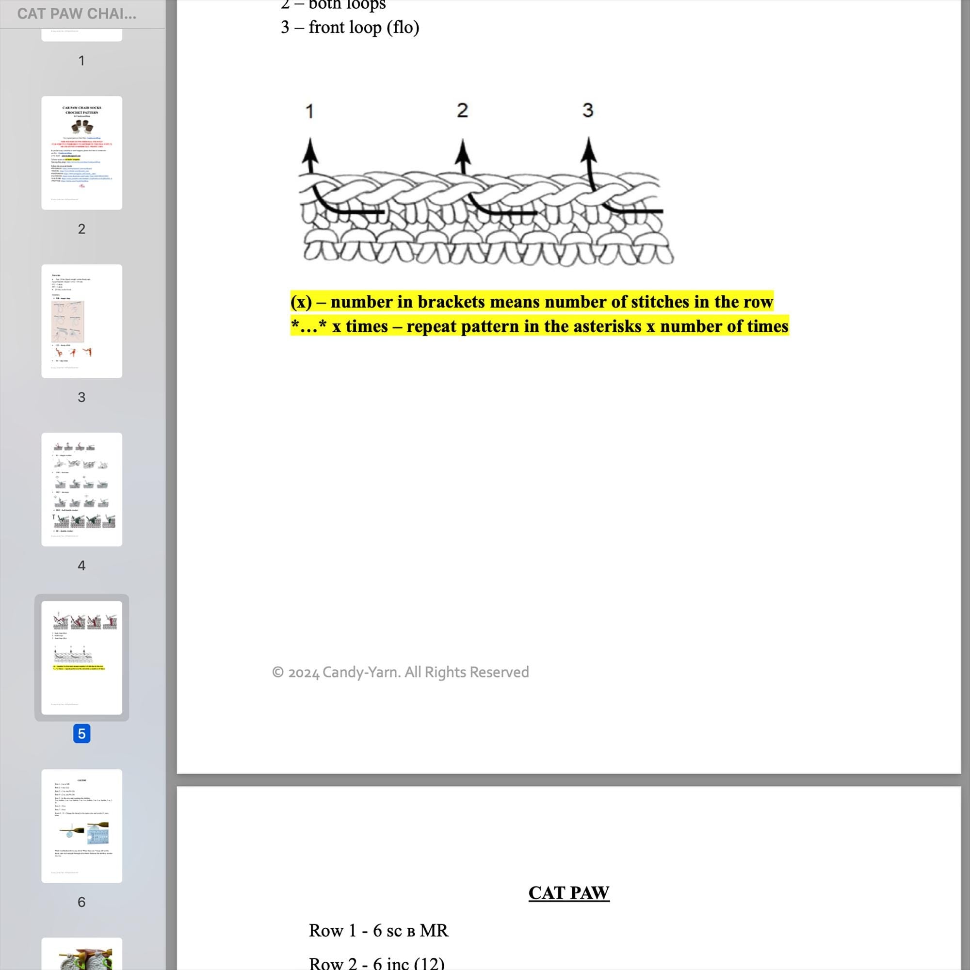 Cat Paw Chair Socks Crochet Pattern, Pdf Pattern, Chair Leg Covers, Easy Crochet, Chair Socks Crochet Pattern, Instant Download