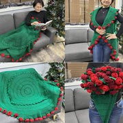 SURPRIZE ROSE BOUQUET Blanket Pdf Crochet Pattern, Crochet Shawl Pattern, Cardigan Pattern, Baby Blanket Crochet, Crochet Flowers