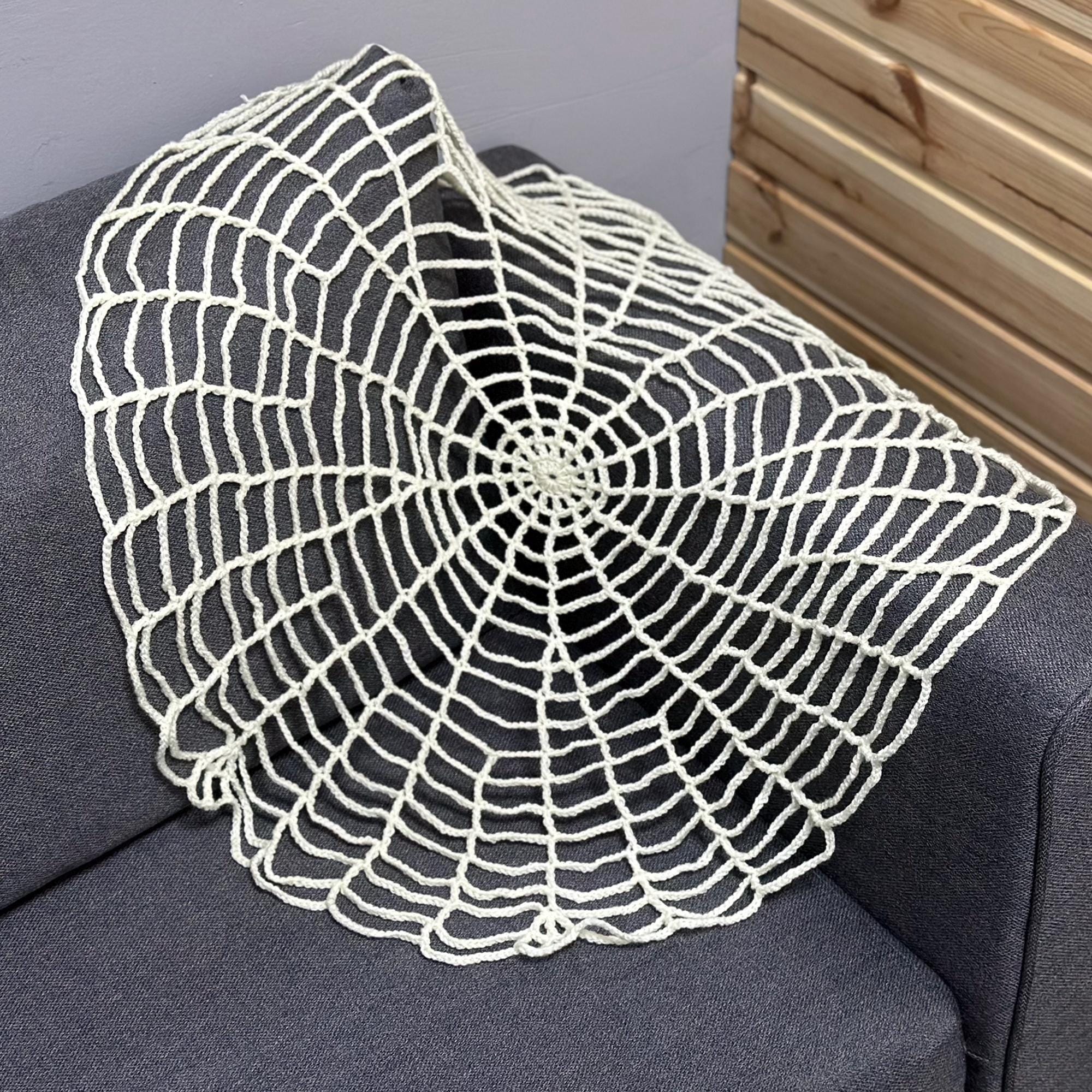 Halloween WEB CROCHET PATTERN, Halloween Home Decor Pdf Pattern, Spiderweb Crochet Pattern, Easy Crochet Pattern, Halloween Decor Beginner