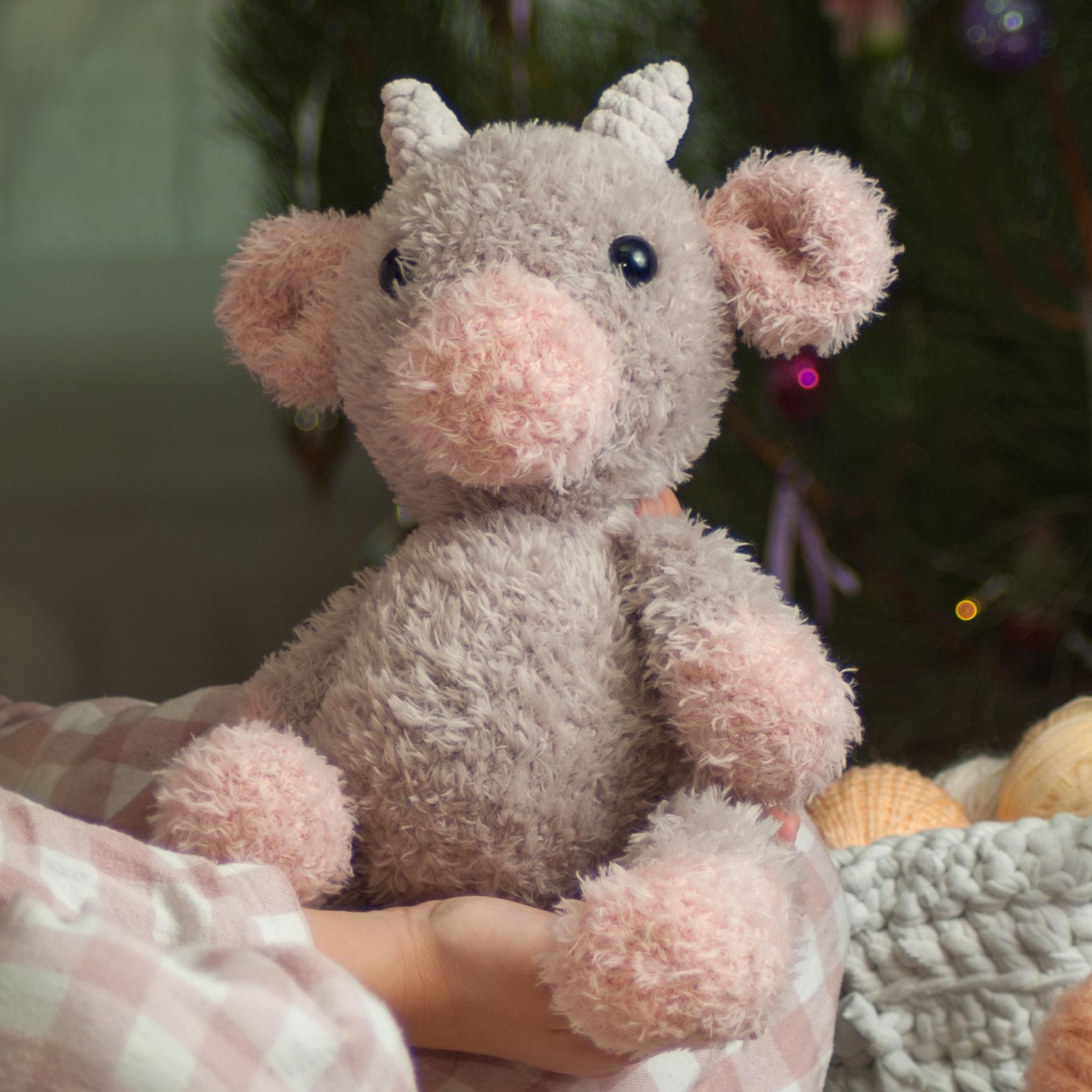 CROCHET COW Amigurumi Pattern, Easy Fluffy Cow Crochet Pattern, Cute Crochet Animal Pattern, DIY Instant Digital Download Pdf Tutorial