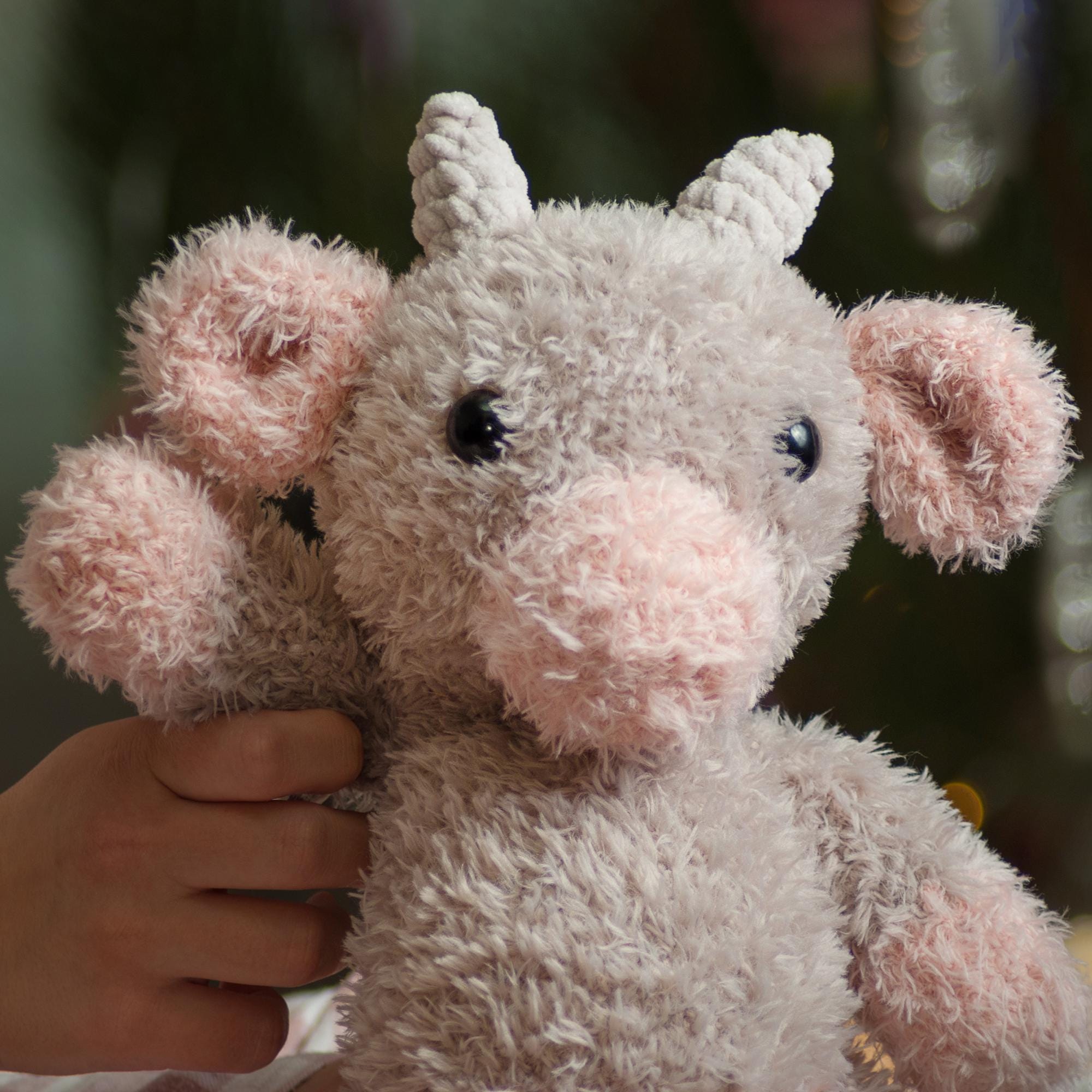 CROCHET COW Amigurumi Pattern, Easy Fluffy Cow Crochet Pattern, Cute Crochet Animal Pattern, DIY Instant Digital Download Pdf Tutorial