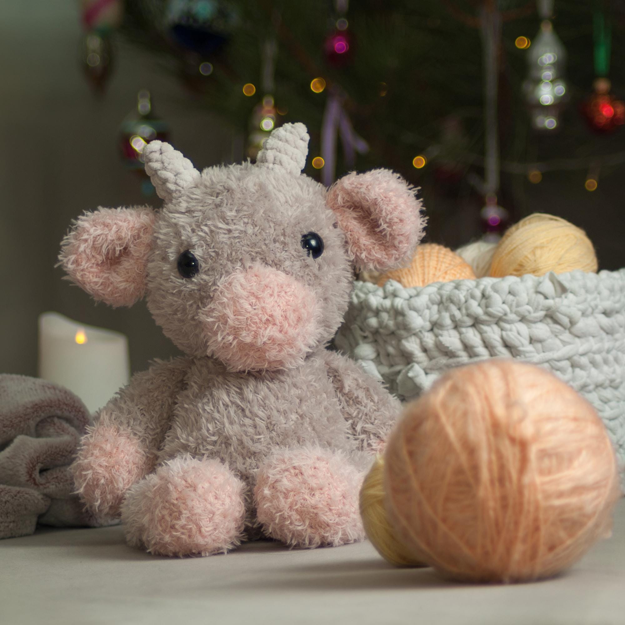 CROCHET COW Amigurumi Pattern, Easy Fluffy Cow Crochet Pattern, Cute Crochet Animal Pattern, DIY Instant Digital Download Pdf Tutorial