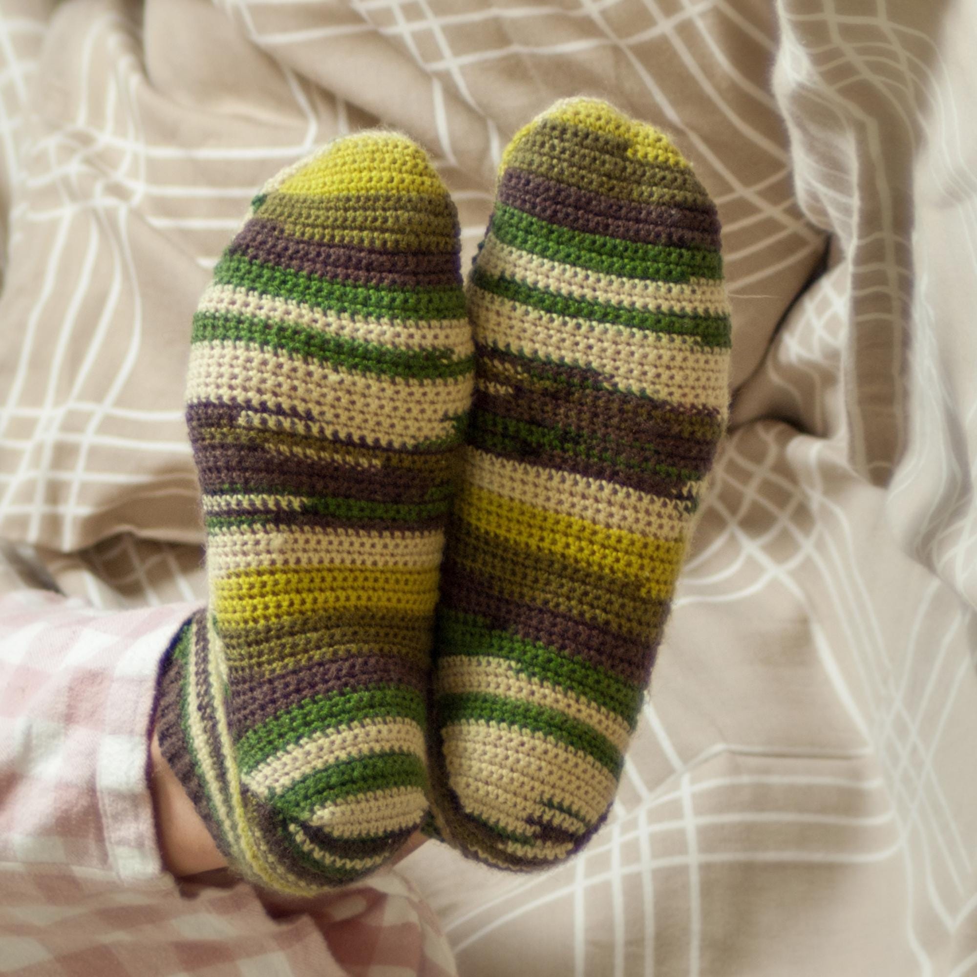 Crochet SOCKS, Winter Socks, Crochet Wool Socks, Easy Socks Pattern, English PDF Pattern, Cozy Crochet Pattern