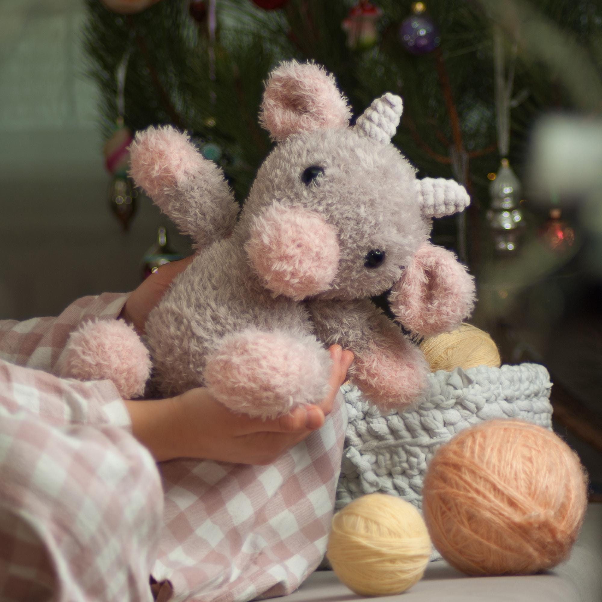 CROCHET COW Amigurumi Pattern, Easy Fluffy Cow Crochet Pattern, Cute Crochet Animal Pattern, DIY Instant Digital Download Pdf Tutorial