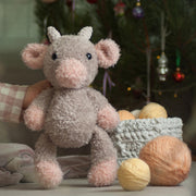 CROCHET COW Amigurumi Pattern, Easy Fluffy Cow Crochet Pattern, Cute Crochet Animal Pattern, DIY Instant Digital Download Pdf Tutorial