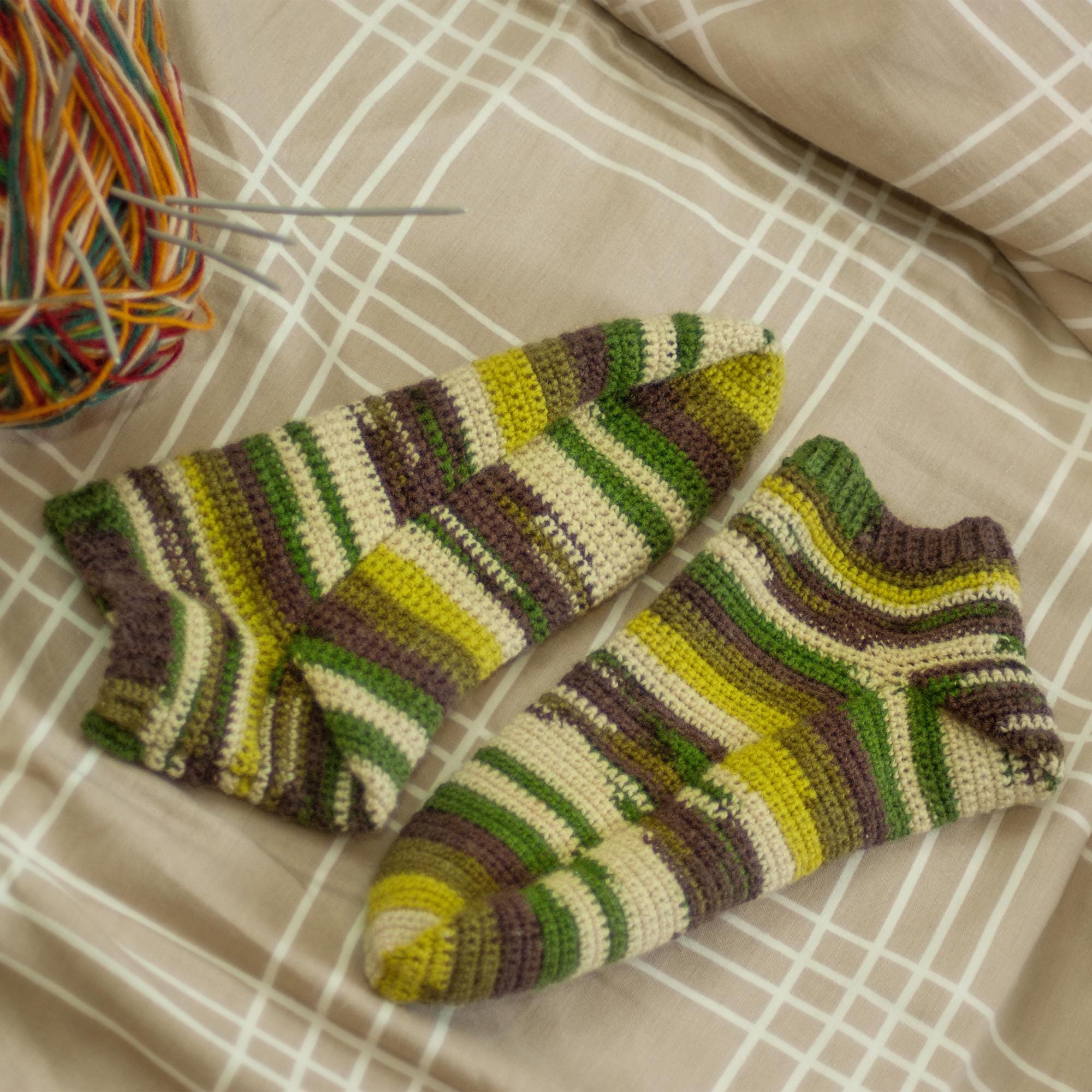 Crochet SOCKS, Winter Socks, Crochet Wool Socks, Easy Socks Pattern, English PDF Pattern, Cozy Crochet Pattern