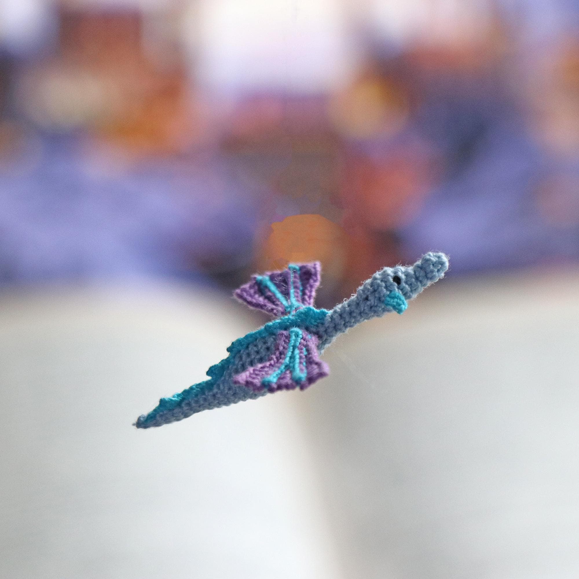 Crochet Dragon Pattern, Fantasy Amigurumi Pattern, Micro Crochet PDF Tutorial for a Unique Miniature Animal