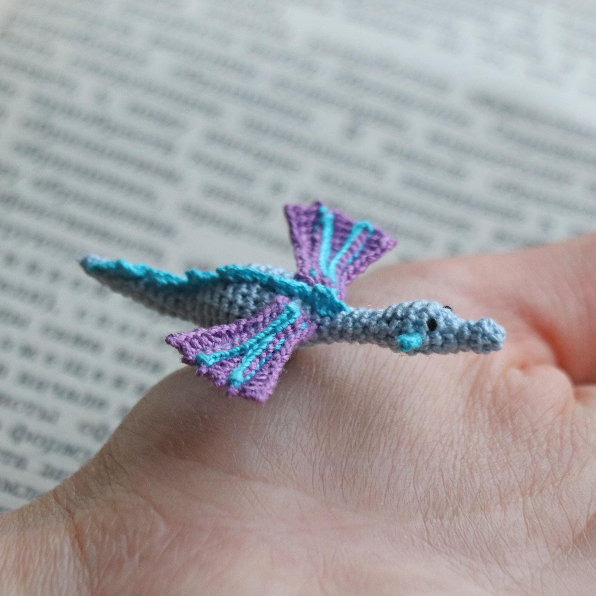 Crochet Dragon Pattern, Fantasy Amigurumi Pattern, Micro Crochet PDF Tutorial for a Unique Miniature Animal