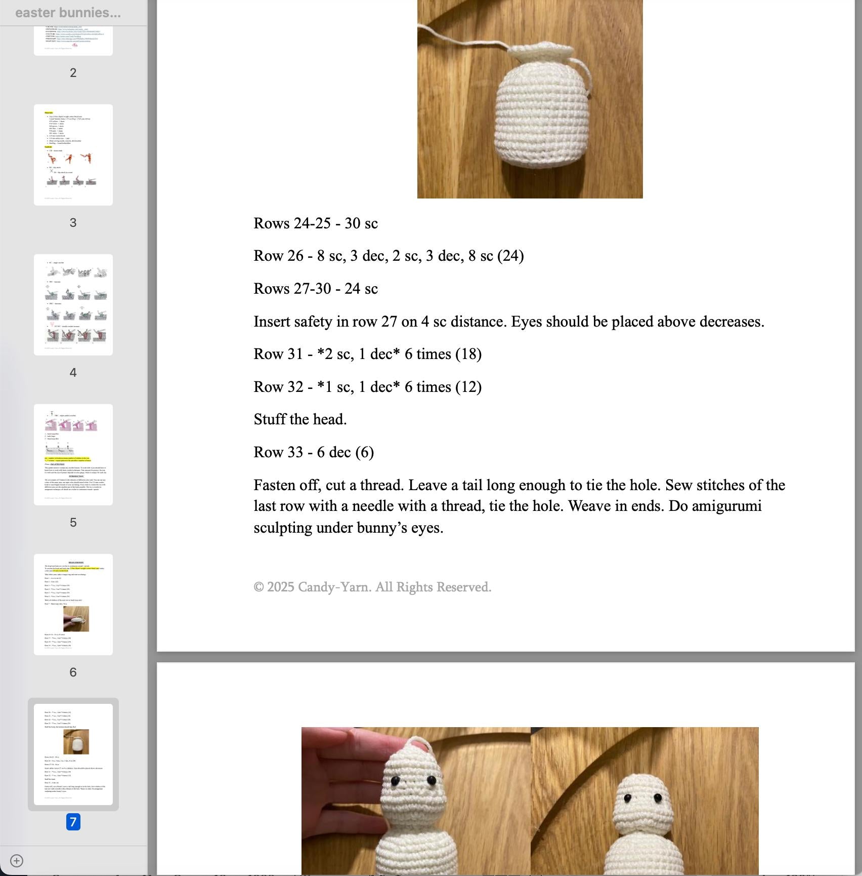 Crochet pattern Easter bunny, Crochet bunnies Amigurumi pattern, Crochet animals easy crochet patterns, Crochet bunny Easter decor PDF