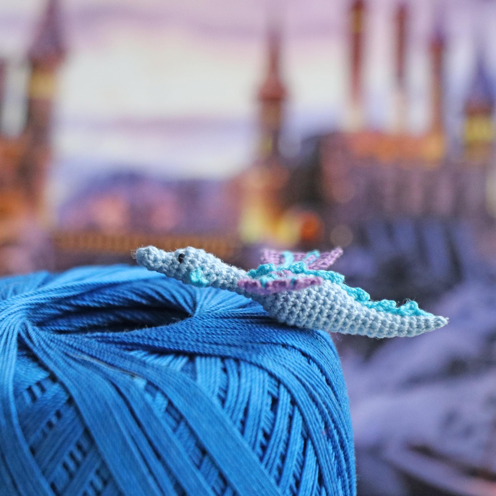 Crochet Dragon Pattern, Fantasy Amigurumi Pattern, Micro Crochet PDF Tutorial for a Unique Miniature Animal