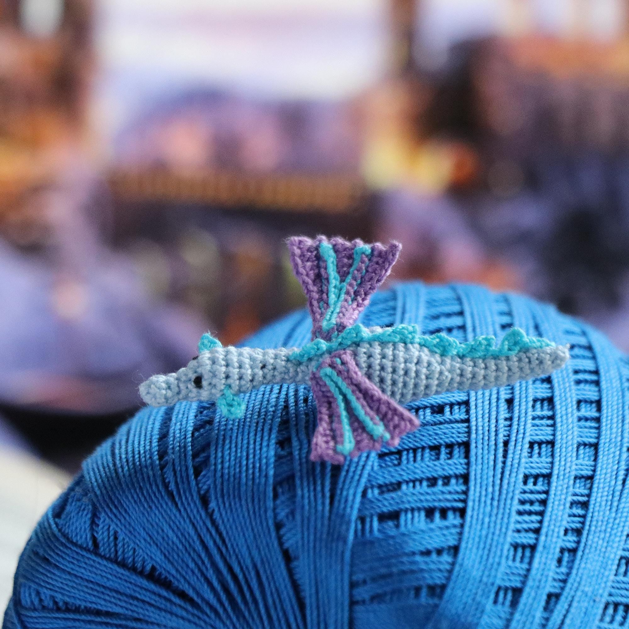 Crochet Dragon Pattern, Fantasy Amigurumi Pattern, Micro Crochet PDF Tutorial for a Unique Miniature Animal