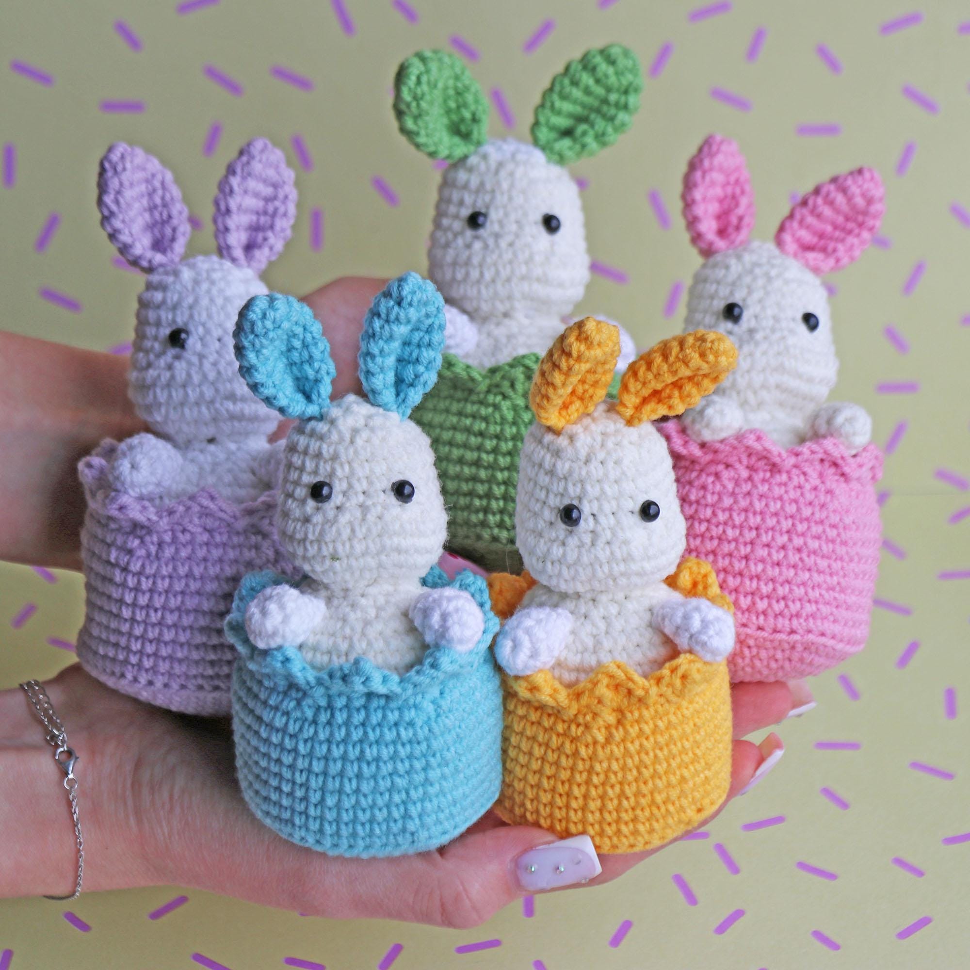 Crochet pattern Easter bunny, Crochet bunnies Amigurumi pattern, Crochet animals easy crochet patterns, Crochet bunny Easter decor PDF