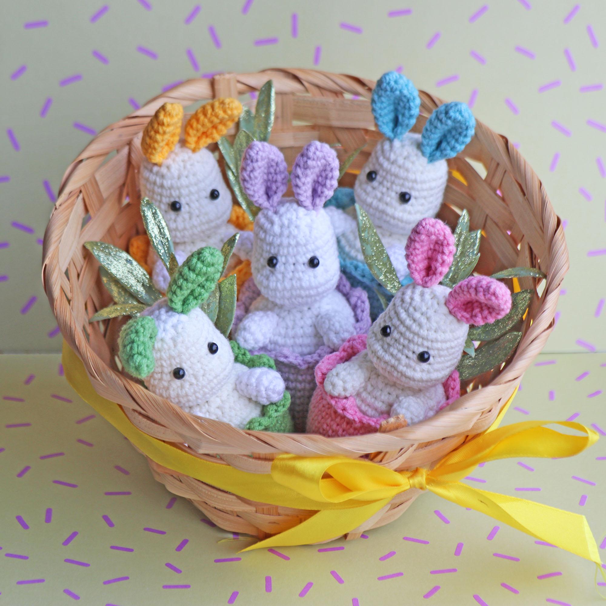 Crochet pattern Easter bunny, Crochet bunnies Amigurumi pattern, Crochet animals easy crochet patterns, Crochet bunny Easter decor PDF