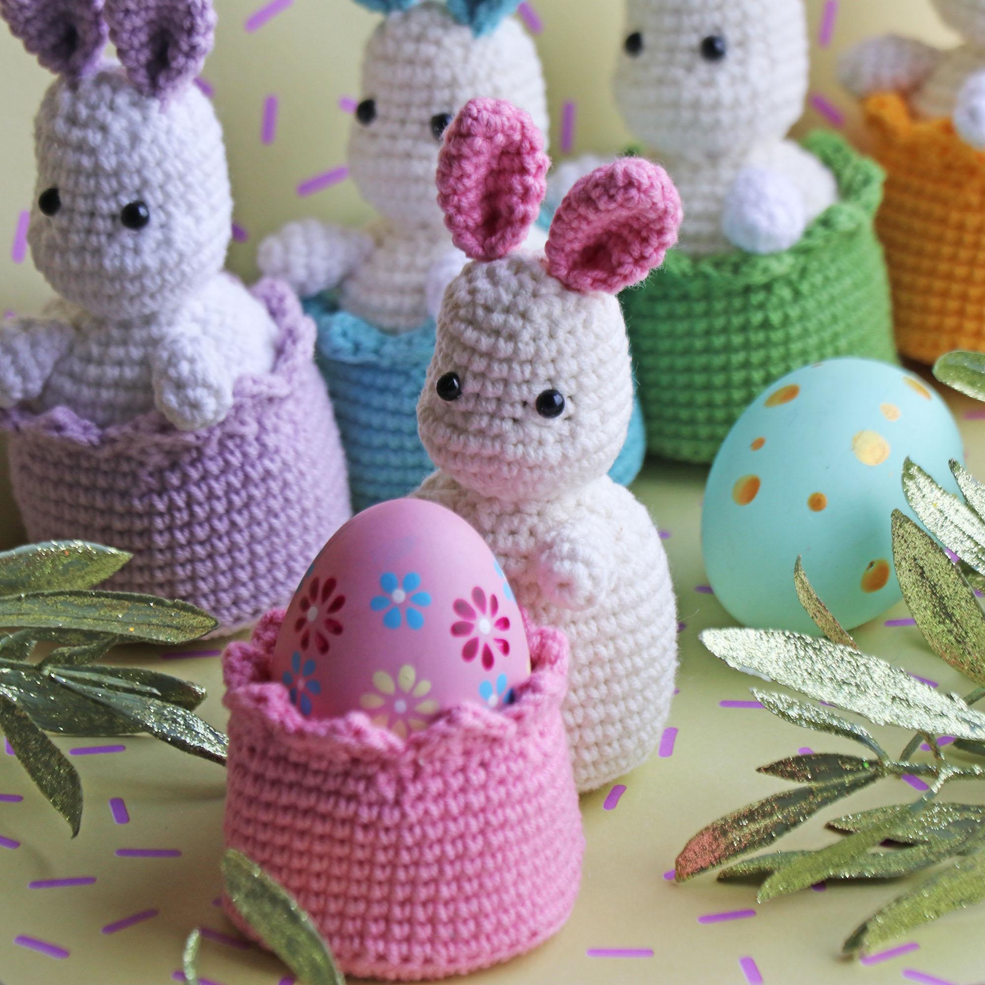 Crochet pattern Easter bunny, Crochet bunnies Amigurumi pattern, Crochet animals easy crochet patterns, Crochet bunny Easter decor PDF