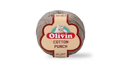 Punch Needle Yarn, Cotton Blend Yarn, 19 Colors, 1.76 oz / 219 yds