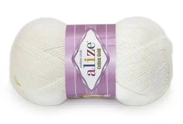 Alize Cotton Gold Yarn, 57 colors, 3.5 oz / 361 yds