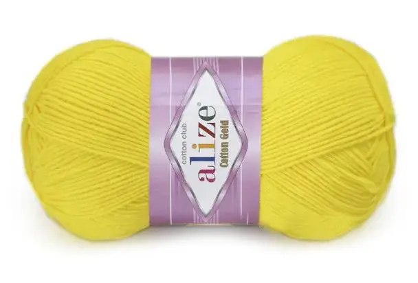 Alize Cotton Gold Yarn, 57 colors, 3.5 oz / 361 yds