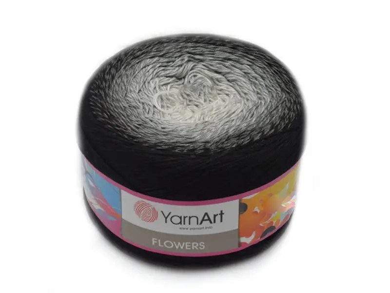 YarnArt Flowers, 49 colors, 8.8 oz / 1094 yds