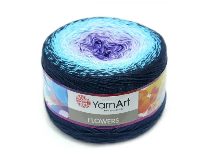 YarnArt Flowers, 49 colors, 8.8 oz / 1094 yds