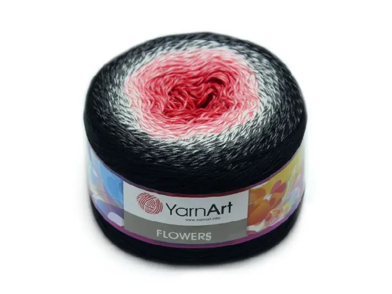 YarnArt Flowers, 49 colors, 8.8 oz / 1094 yds