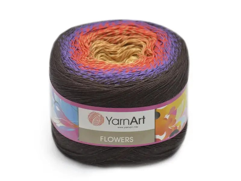 YarnArt Flowers, 49 colors, 8.8 oz / 1094 yds
