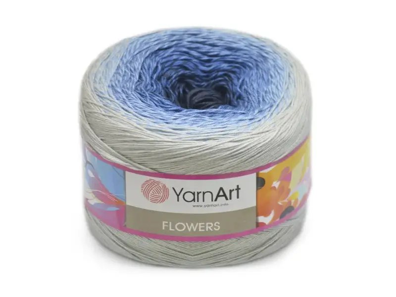YarnArt Flowers, 49 colors, 8.8 oz / 1094 yds