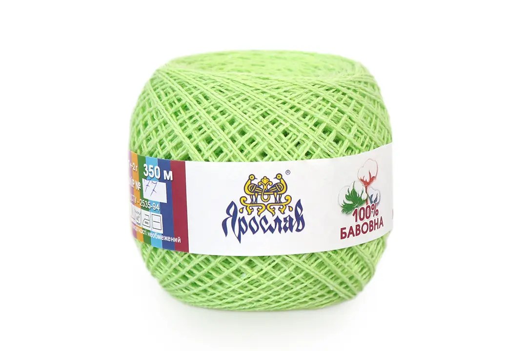 Yaroslav Cotton 14/2, 18 colors, 1.76 oz / 382 yds