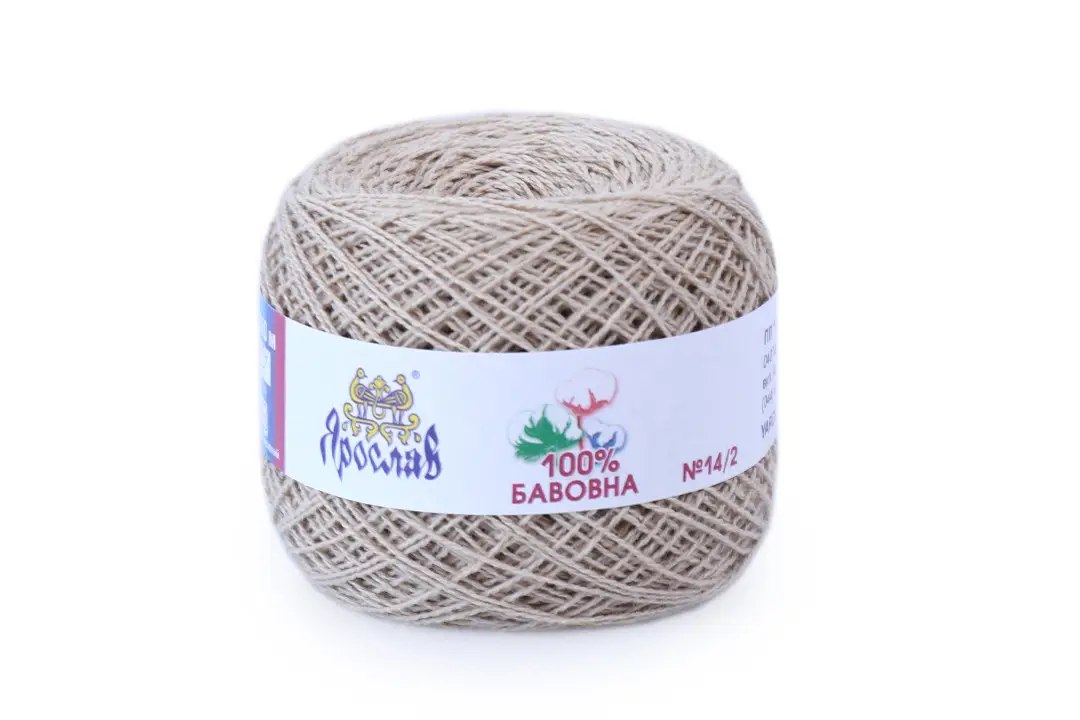 Yaroslav Cotton 14/2, 18 colors, 1.76 oz / 382 yds