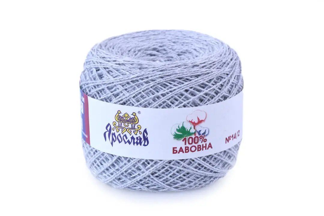 Yaroslav Cotton 14/2, 18 colors, 1.76 oz / 382 yds